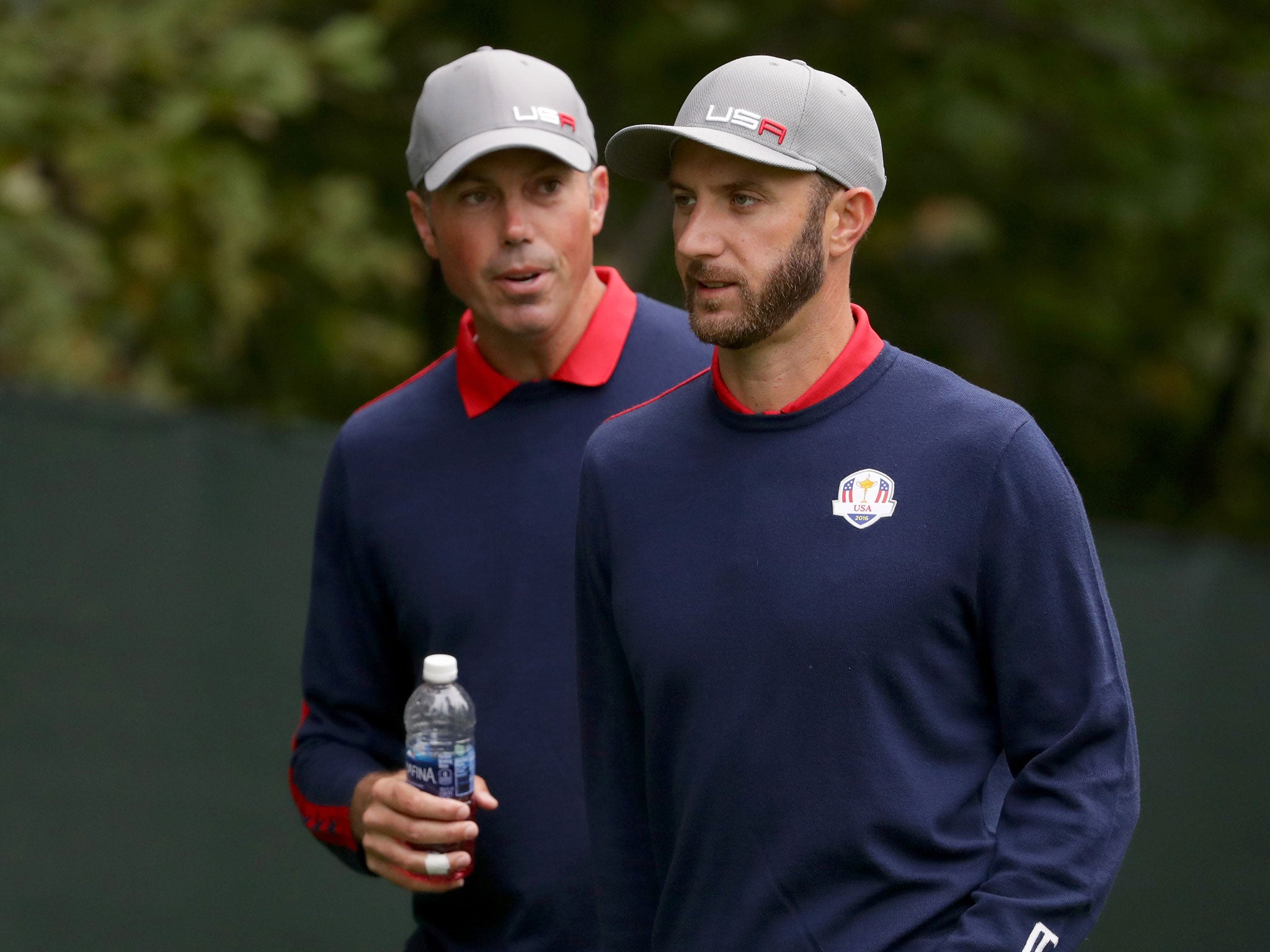 Dustin Johnson and Matt Kuchar failed to match McIlroy and Pieters' class in the afternoon session