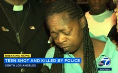 Black teenager shot dead by police in LA in front of younger sister