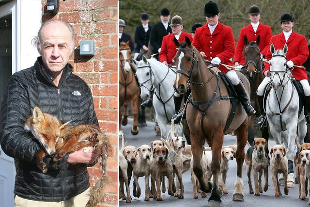 Sir Ranulph changed his mind on fox hunting after finding an injured fox on his farm