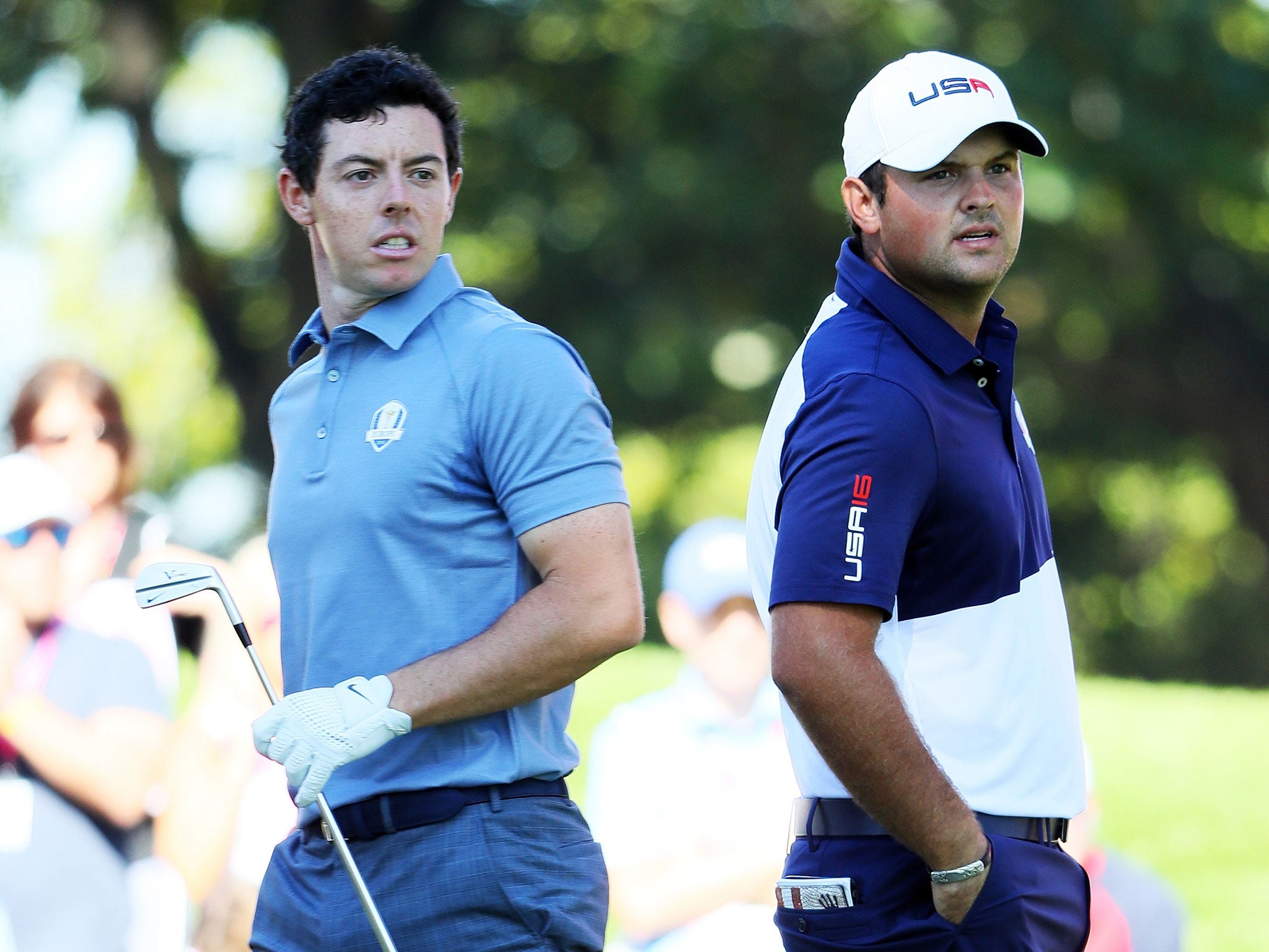 &#13;
Reed and McIlroy spurred each other on over the weekend &#13;