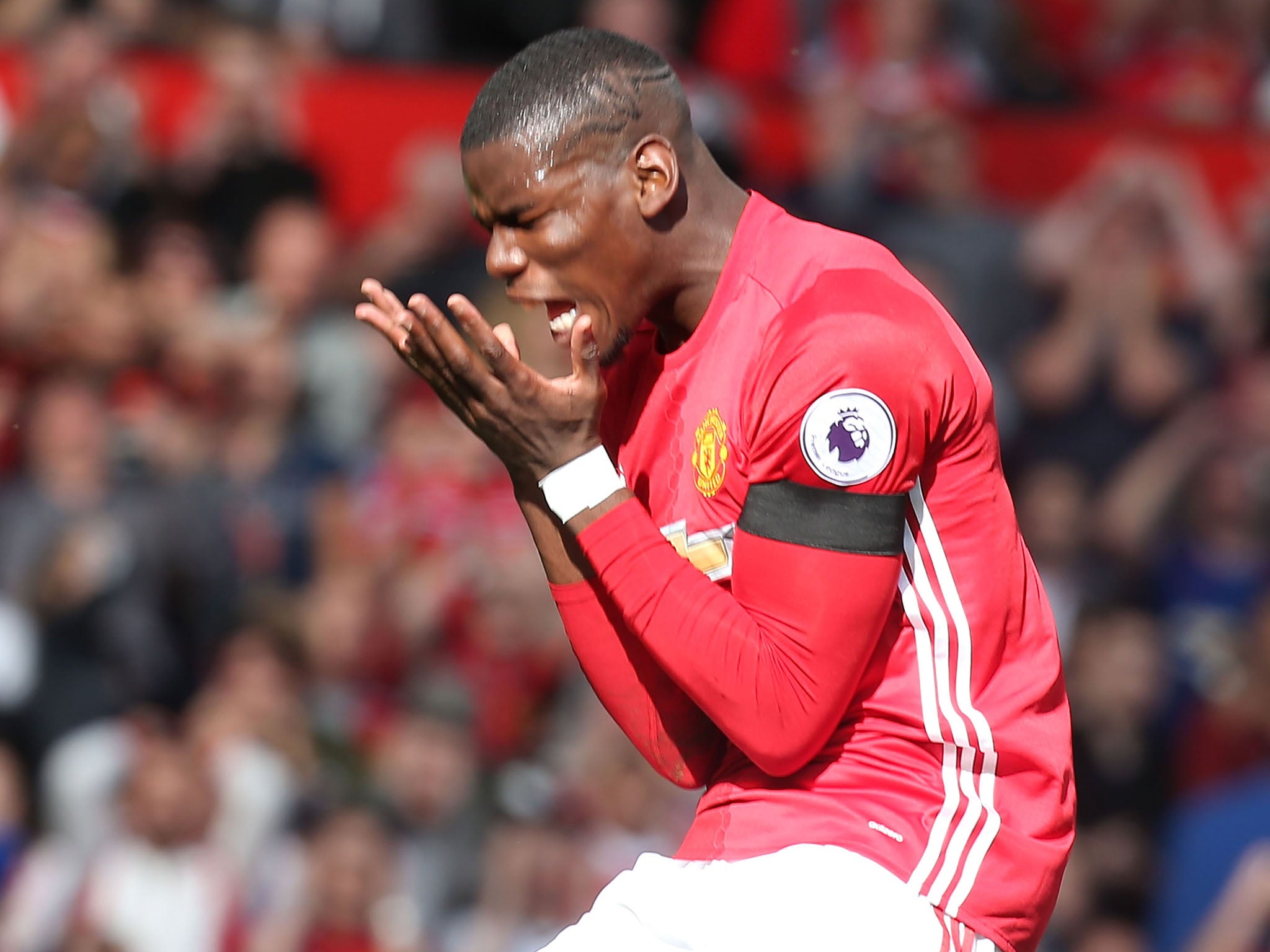 Paul Pogba was guilty of missing two clear chances
