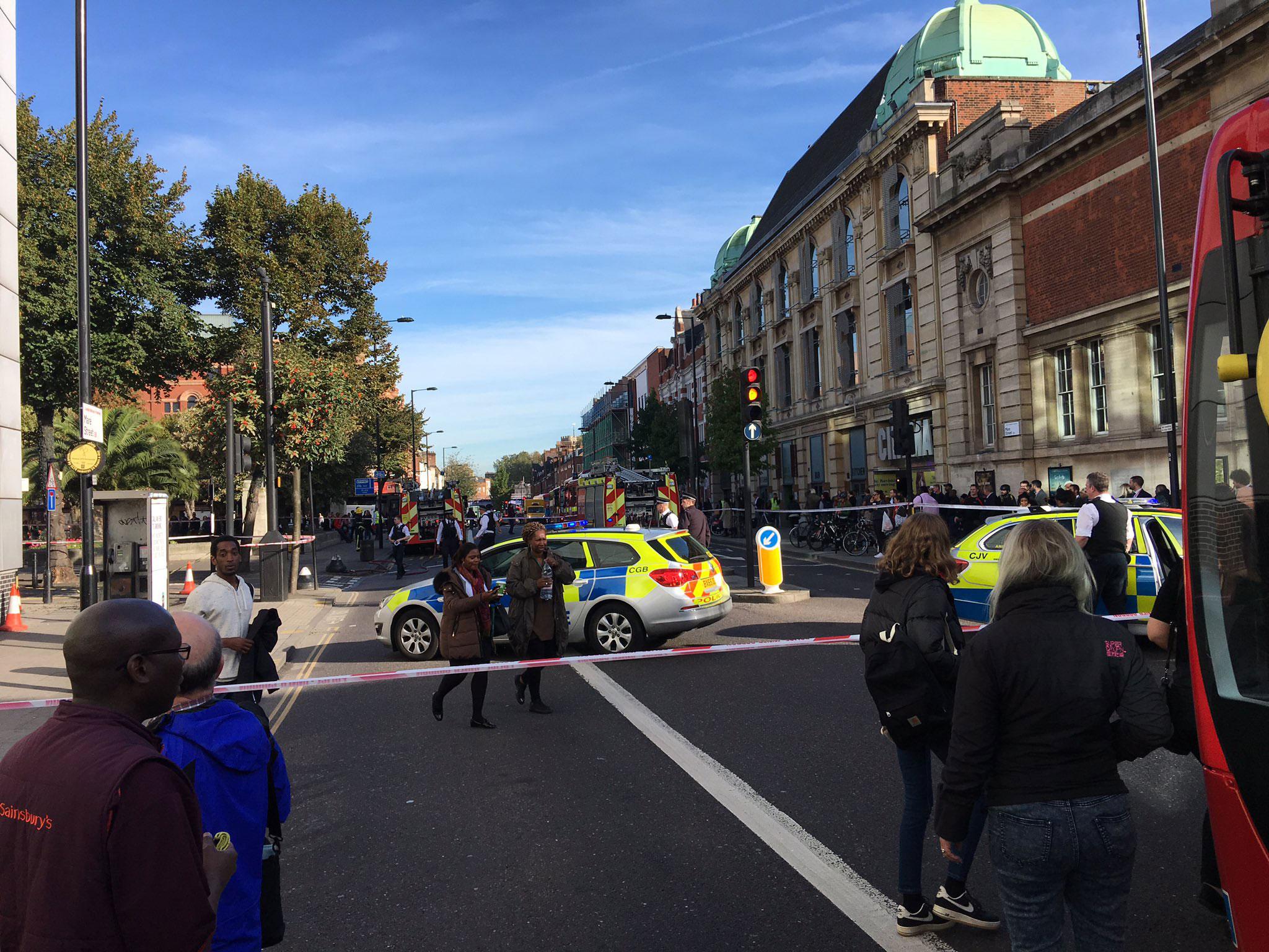 Mare Street has been cordoned off by police and residents have been advised to avoid the area