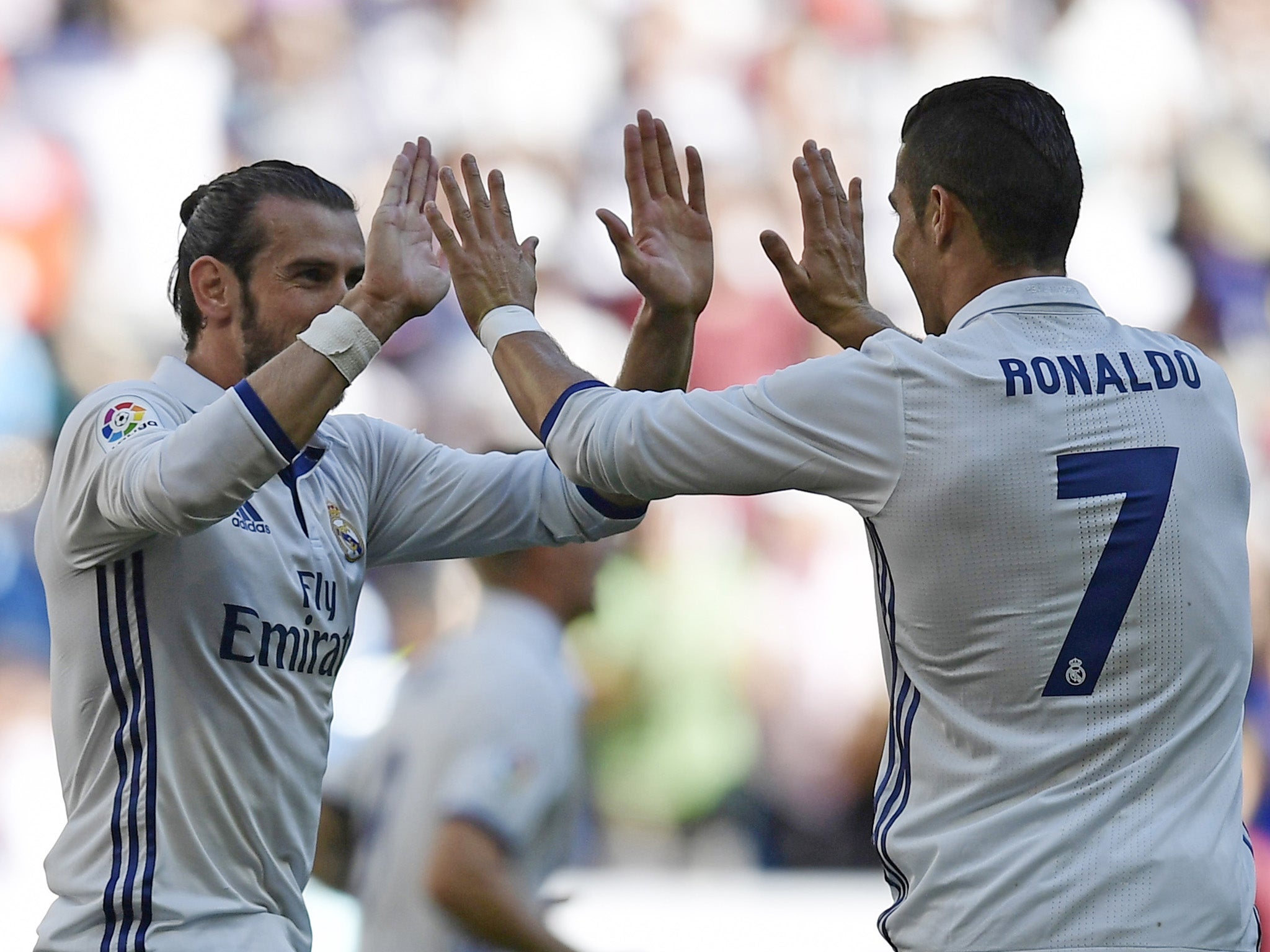 Cristiano Ronaldo set up Gareth Bale for Real's equaliser