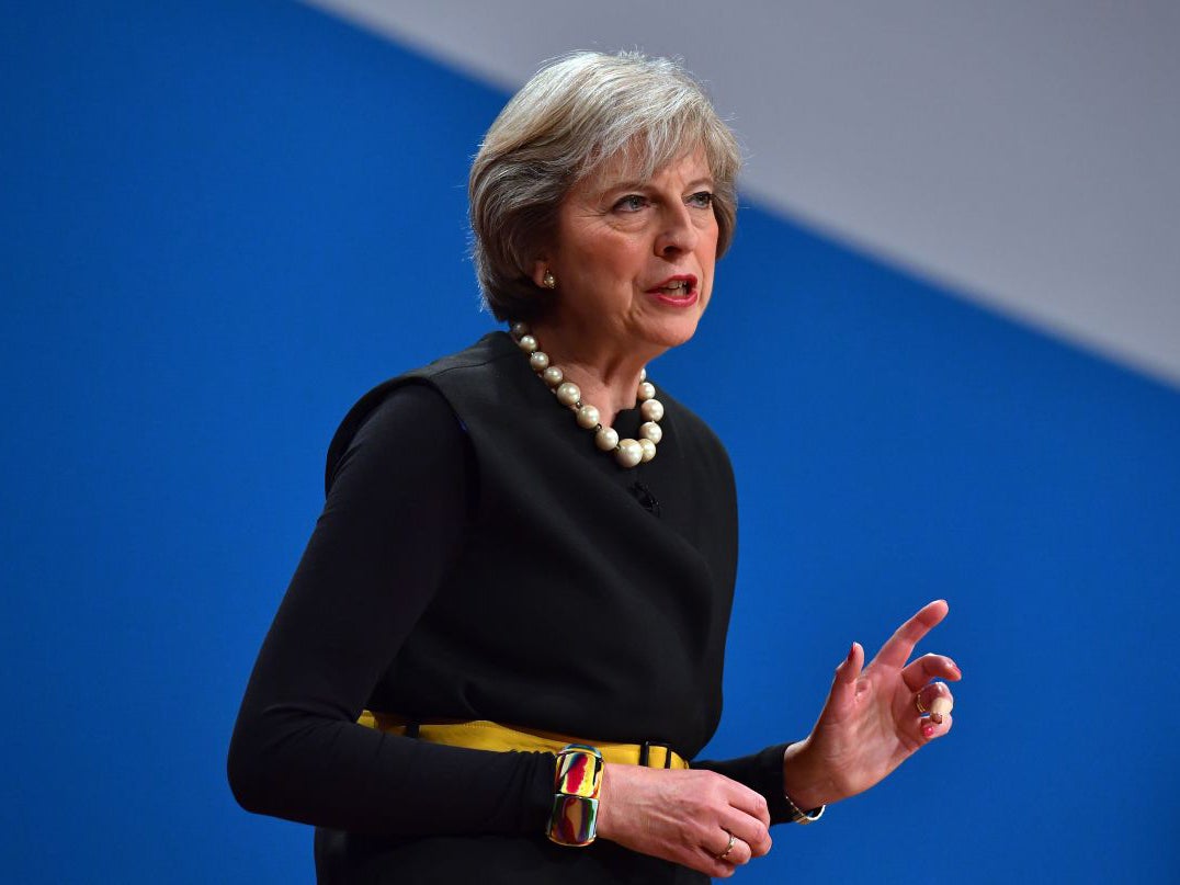 Theresa May urged people to 'look at the fundamentals of our economy, which are strong'