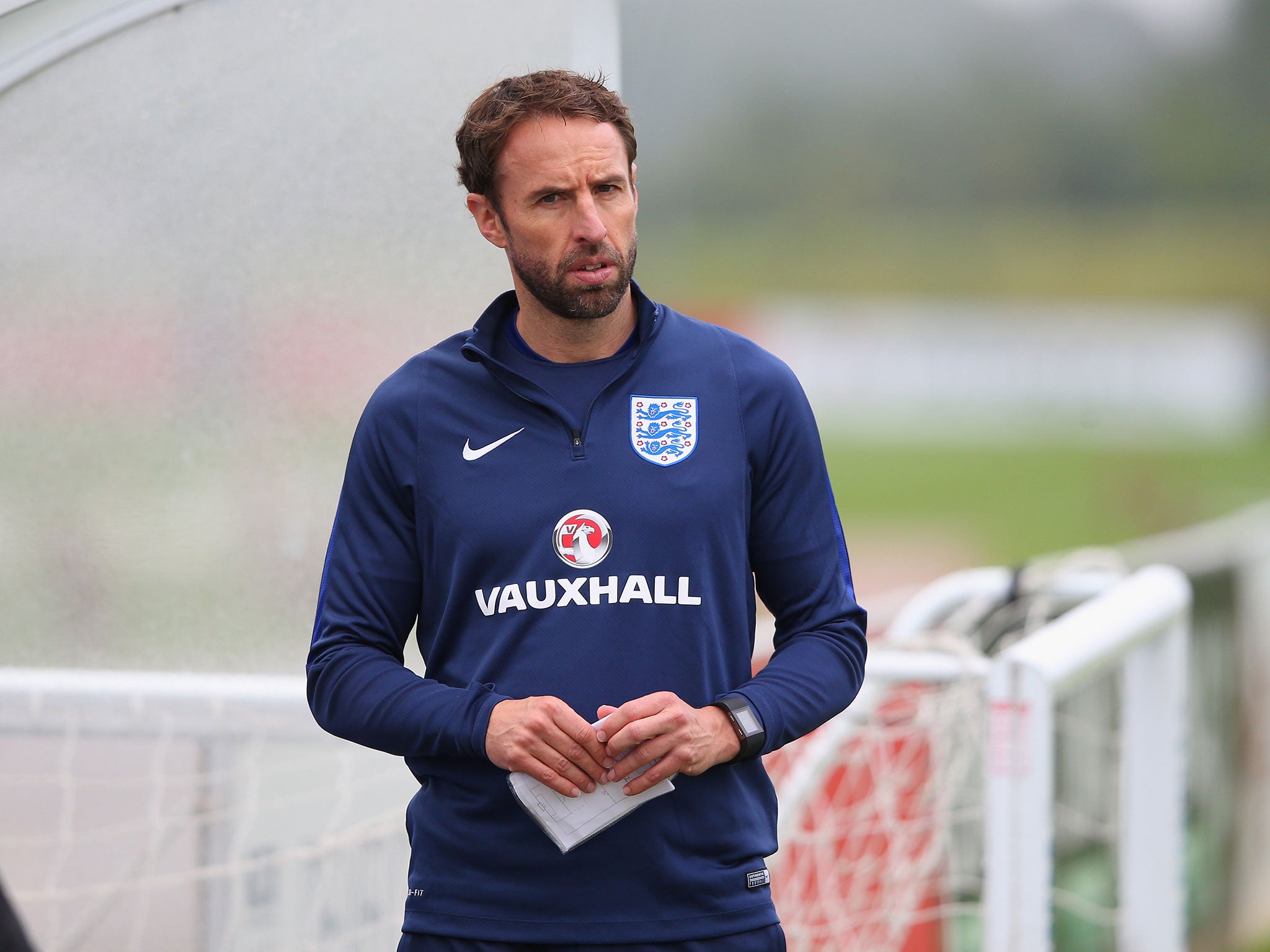 Southgate as U21 manager prior to his appointment to the senior role