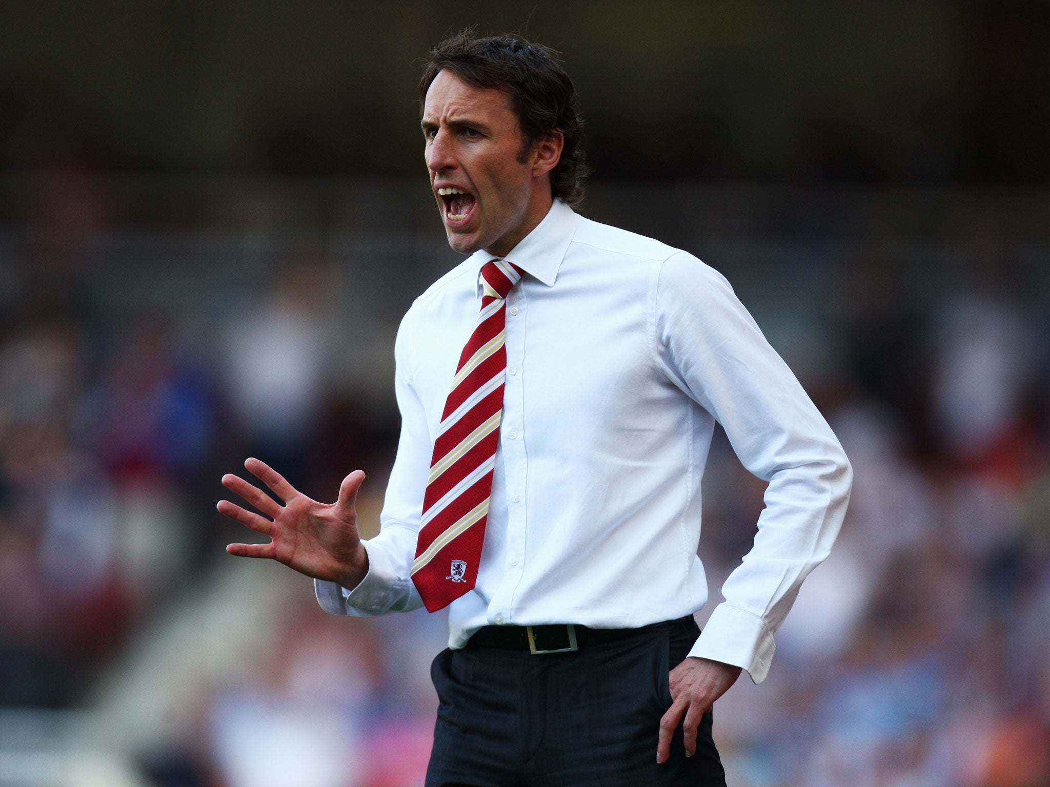 Southgate during his time as Middlesbrough manager