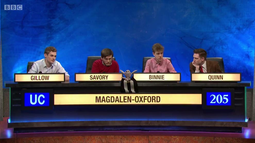 University Challenge contestants look so smart because questions they