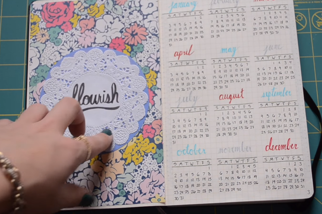 An example of a bullet journal (studyign/YouTube)