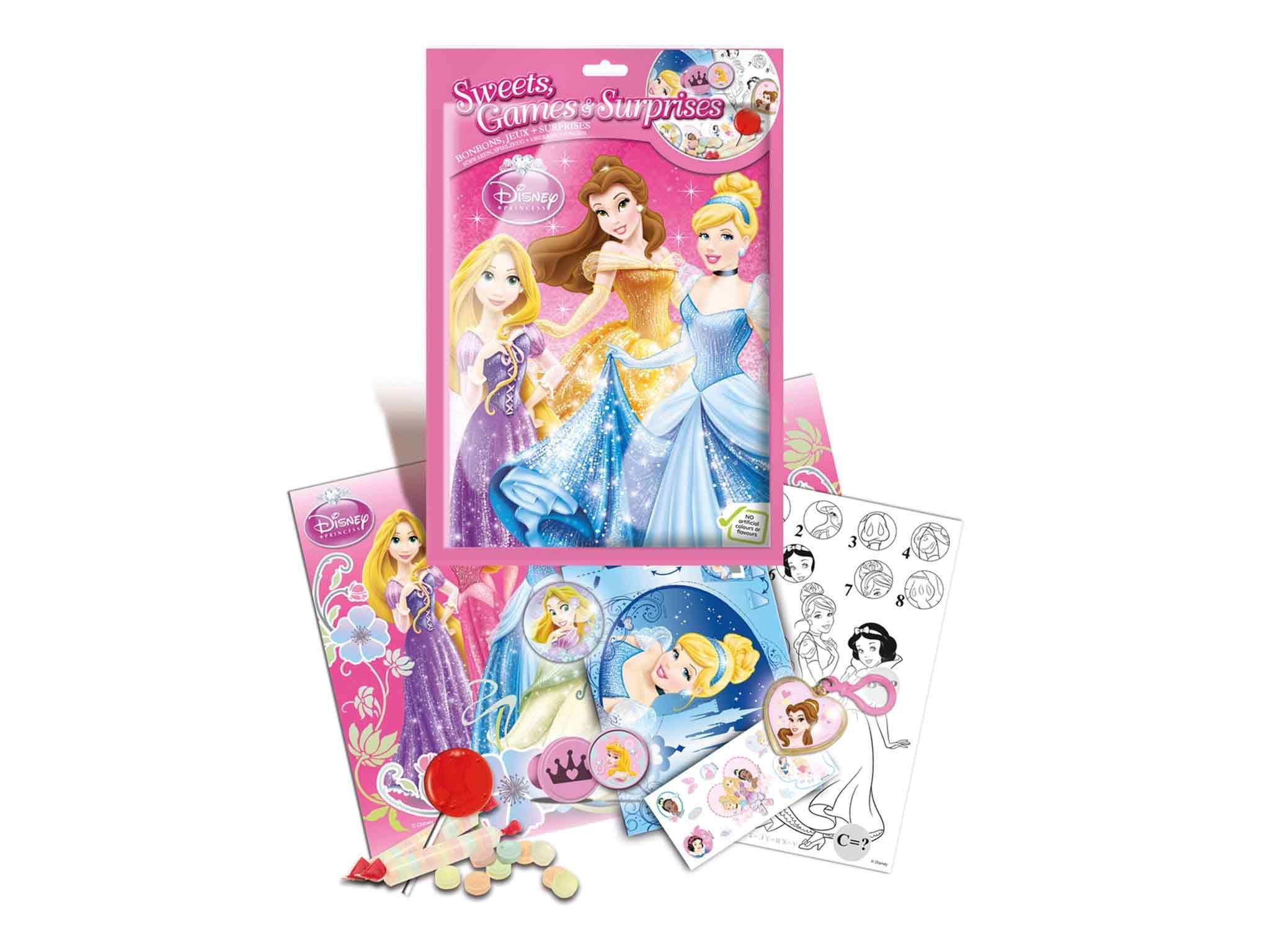 Unique Party 71920 4 Sets Disney Princess and Animals Activity Packs Party Bag Fillers