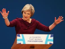 Theresa May's keynote speech at Tory conference in full
