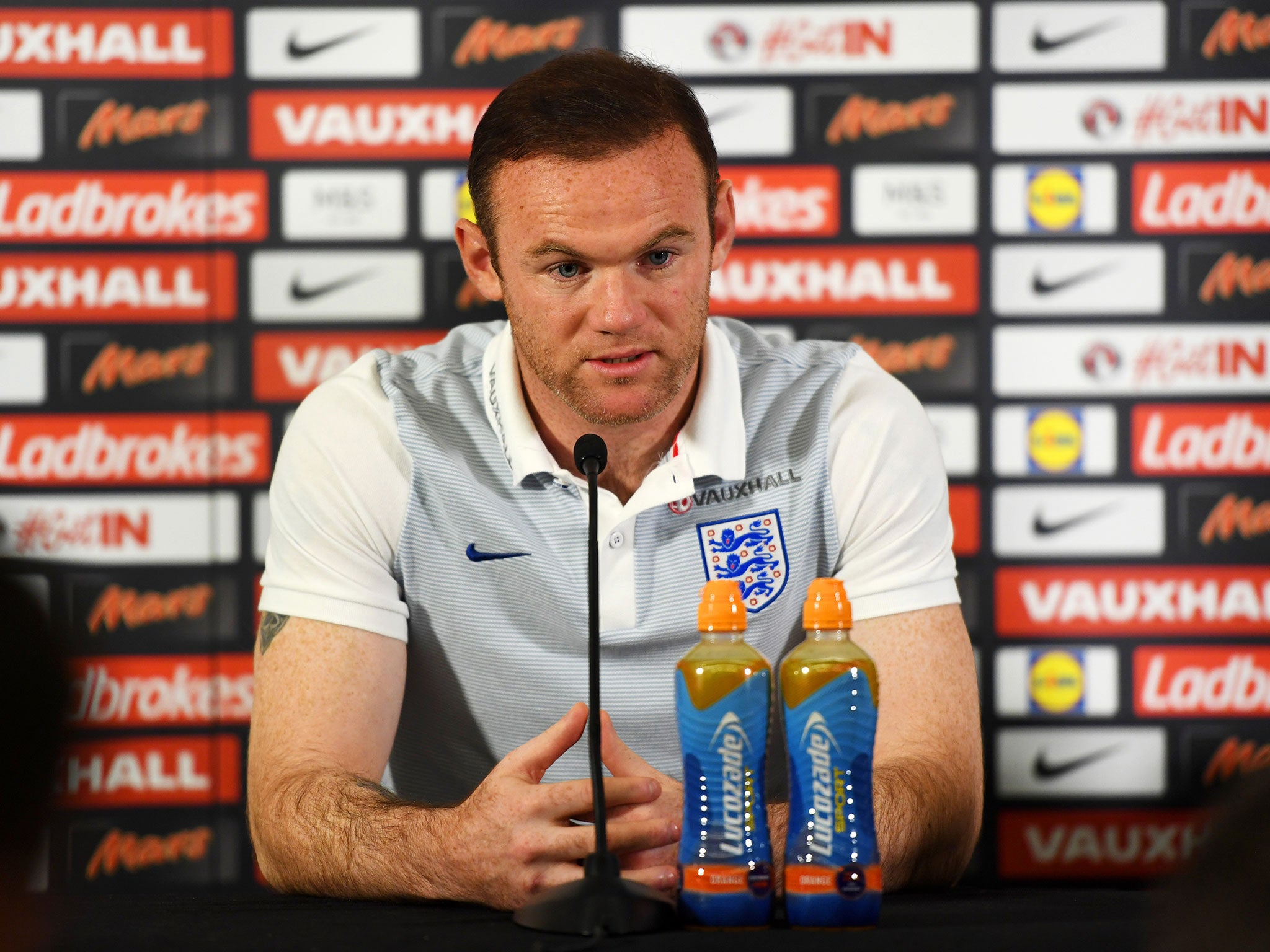 Wayne Rooney was remarkably candid during his press conference on Tuesday