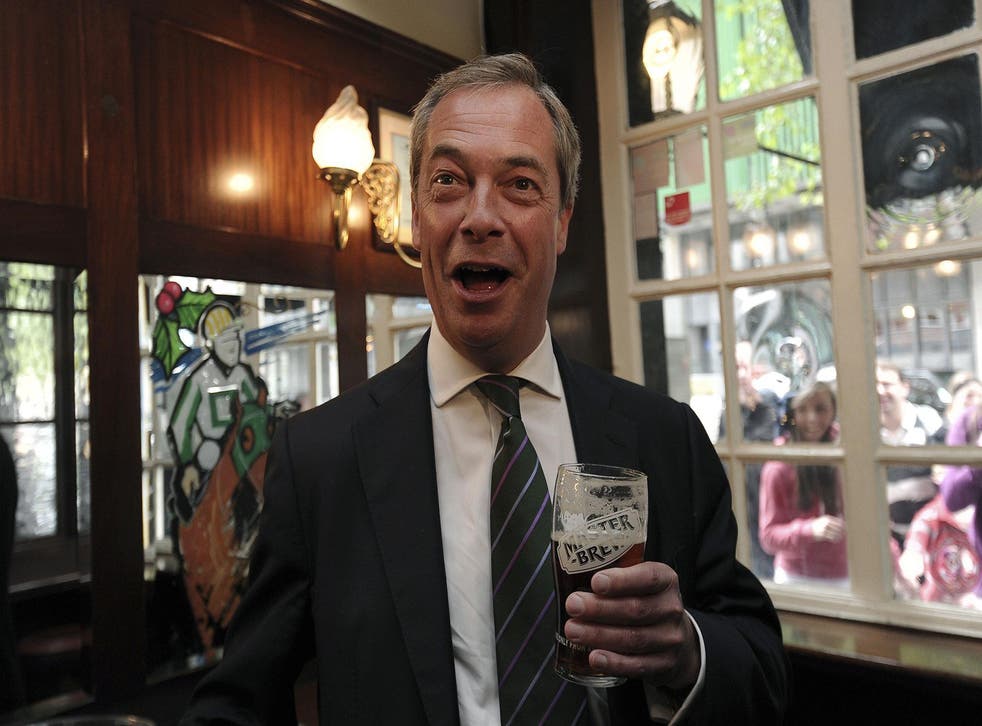 Nigel Farage is the interim leader of Ukip after Diane James resigned 18 days after being appointed