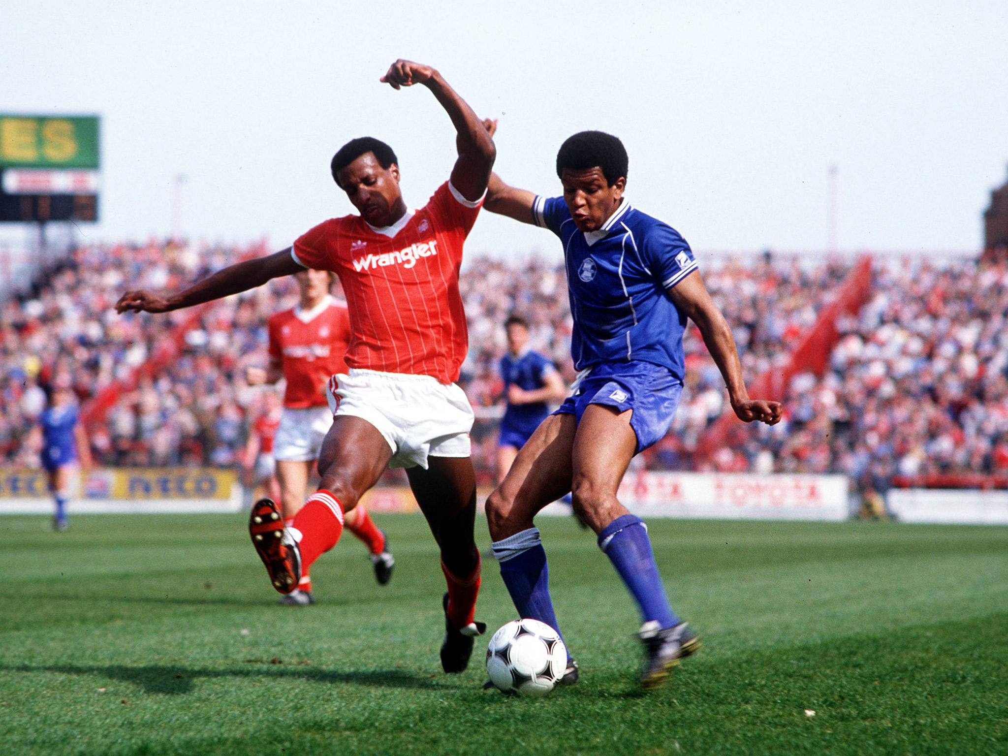 Gayle in action for Birmingham in 1984