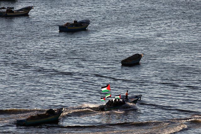 The activists were within 40 nautical miles of the coast before being intercepted