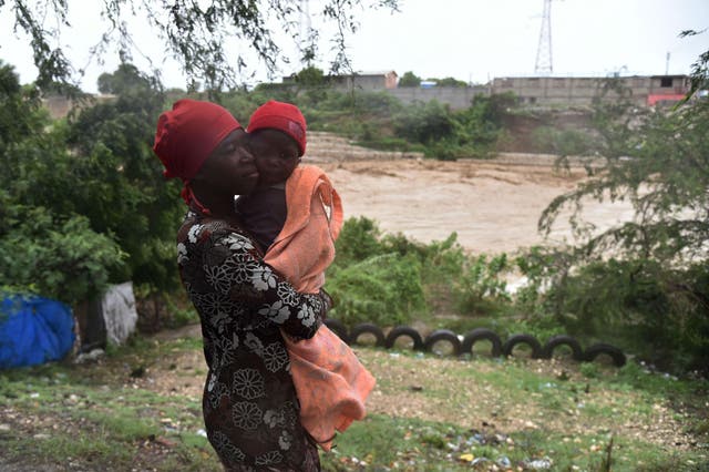 Around 10,000 people are in shelters and hospitals are overflowing