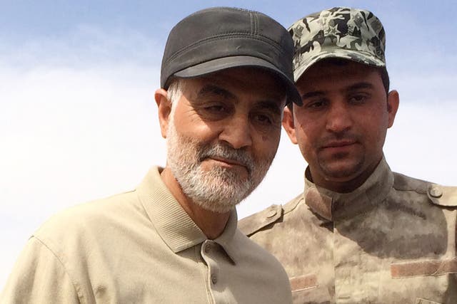 Iranian Revolutionary Guard Commander Qassem Soleimani