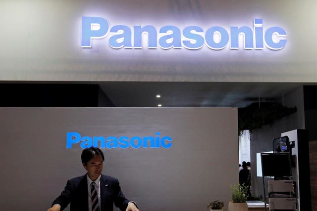 Logos of Panasonic Corp are pictured at CEATEC (Combined Exhibition of Advanced Technologies) JAPAN 2016 at the Makuhari Messe in Chiba, Japan
