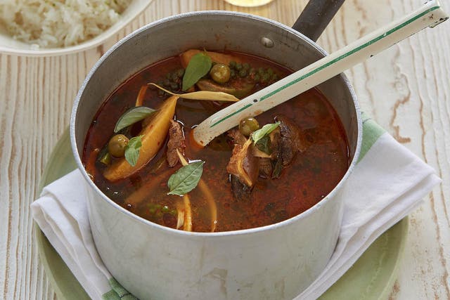 Kaeng pa, otherwise known as jungle curry, is from the forested areas of Thailand