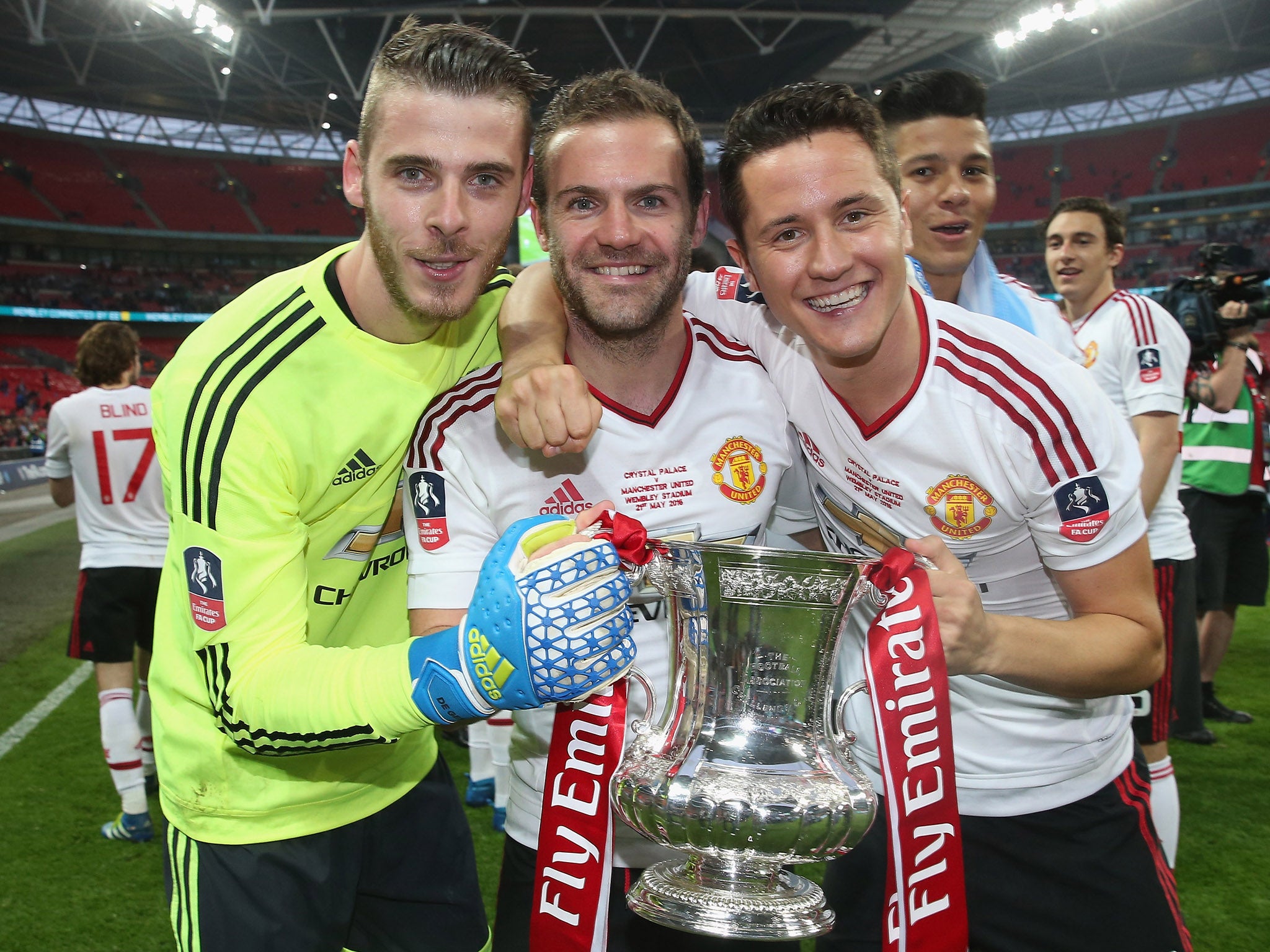 There is a strong Spanish influence in the Manchester United dressing room