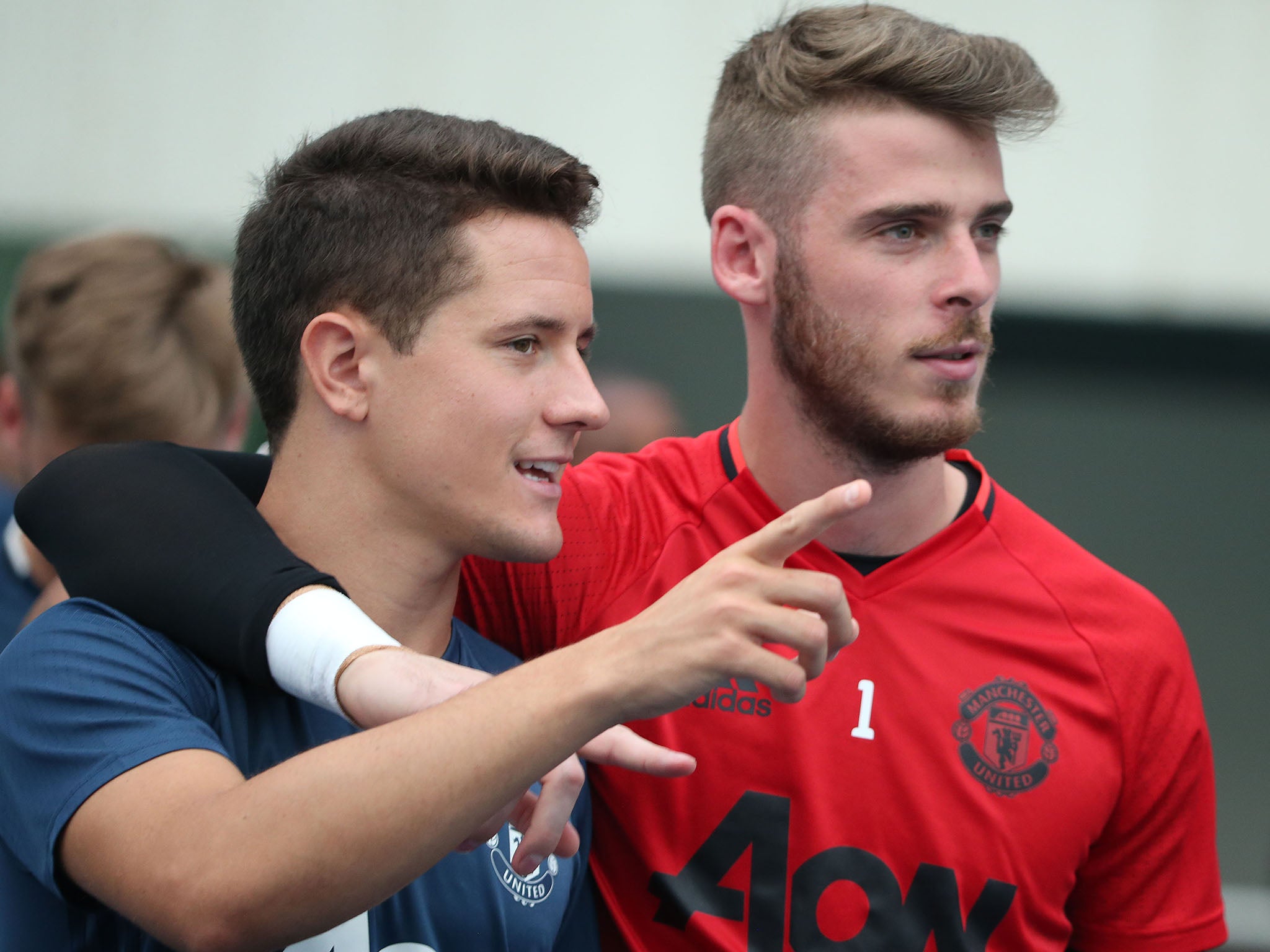 Herrera and De Gea are good friends outside of football
