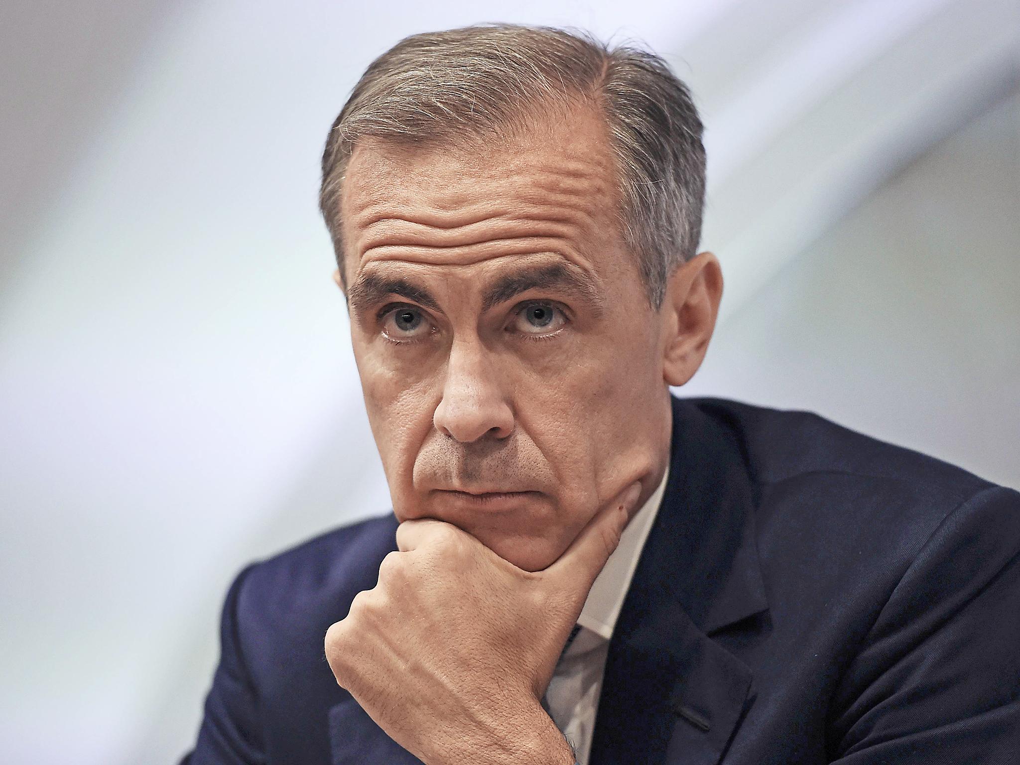 Mark Carney has said the Bank will 'tolerate' an inflation overshoot