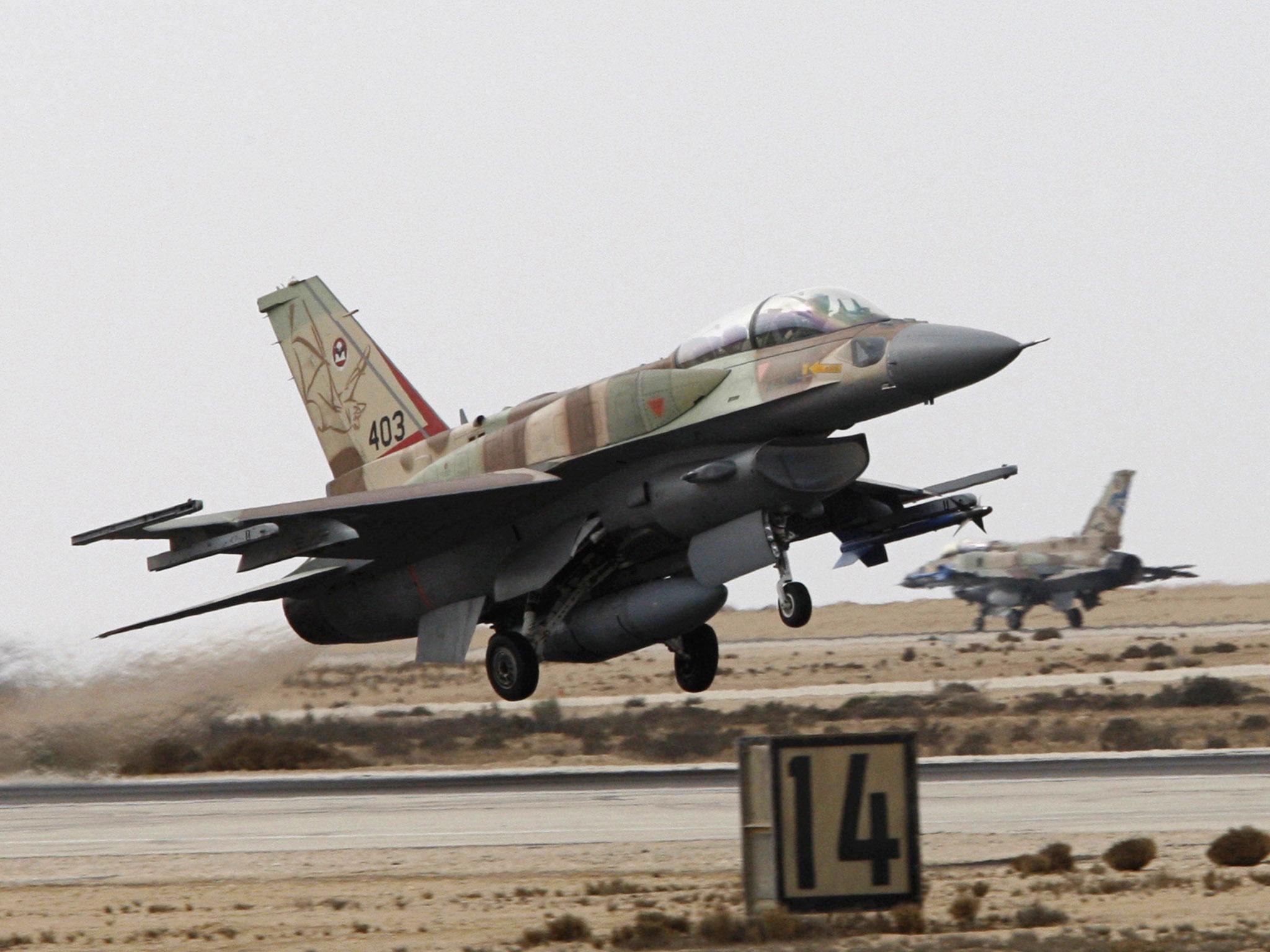 The Israeli F-16I jet burst into flames and crashed on its descent into Ramon air force base