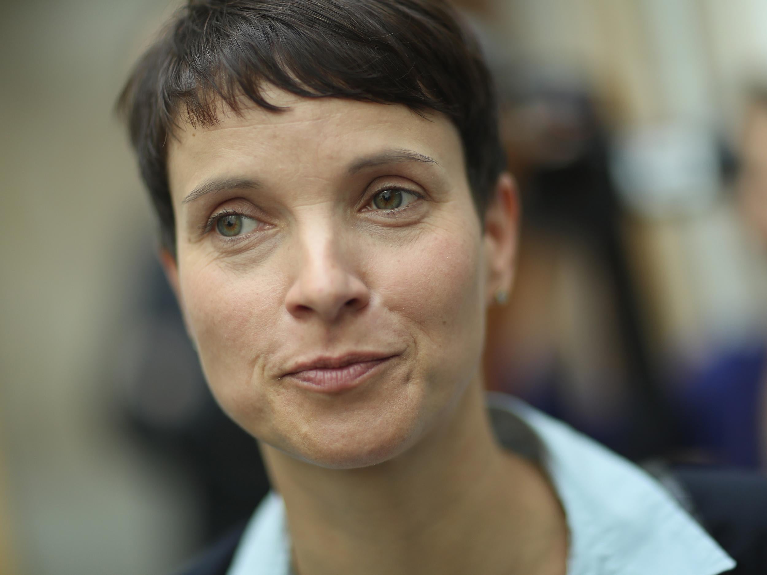 Frauke Petry, co-head of the Alternative fuer Deutschland (AfD) political party