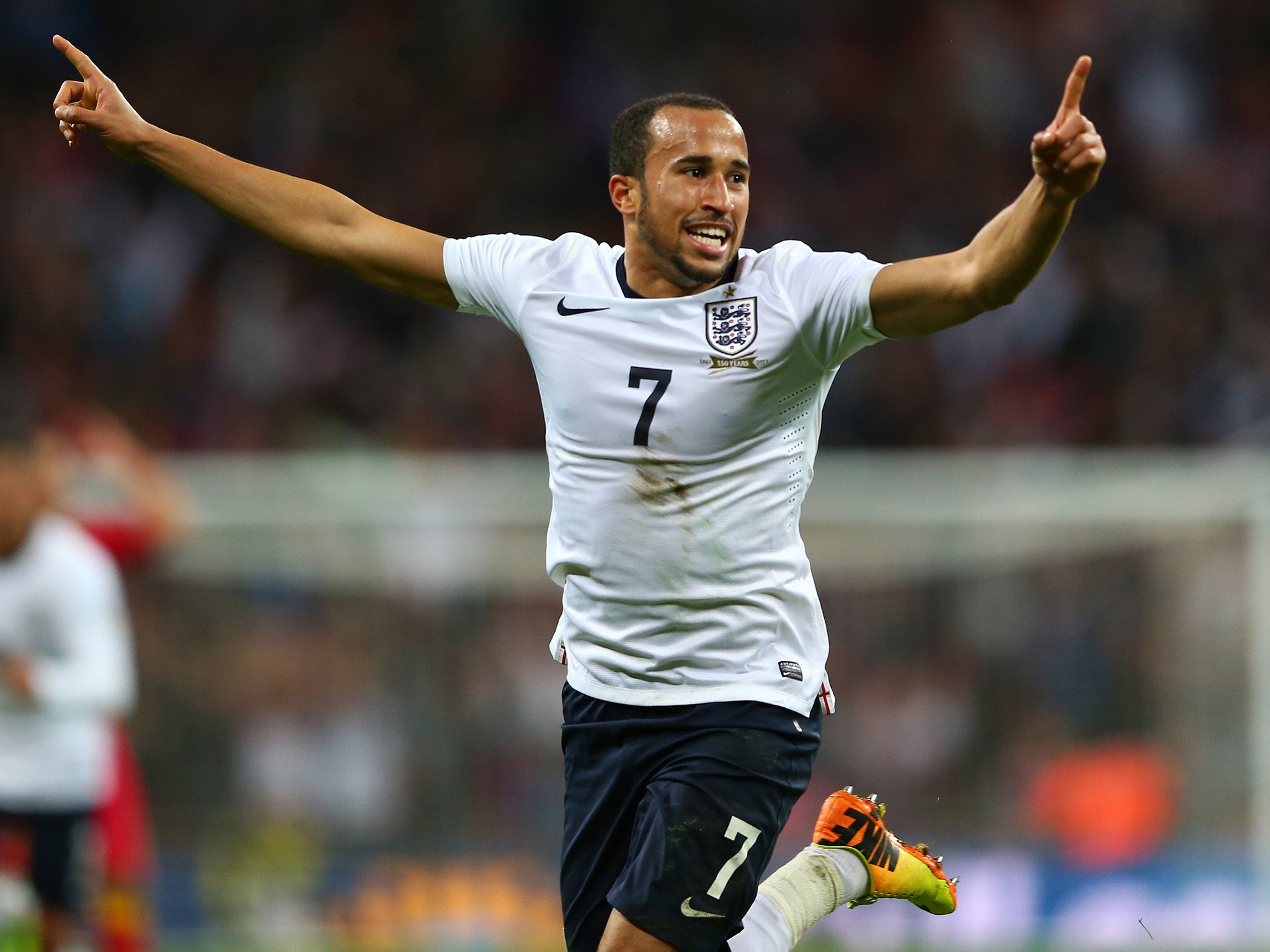 Townsend scored on his England debut three years ago