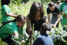 Michelle Obama hopes future presidents will tend her kitchen garden