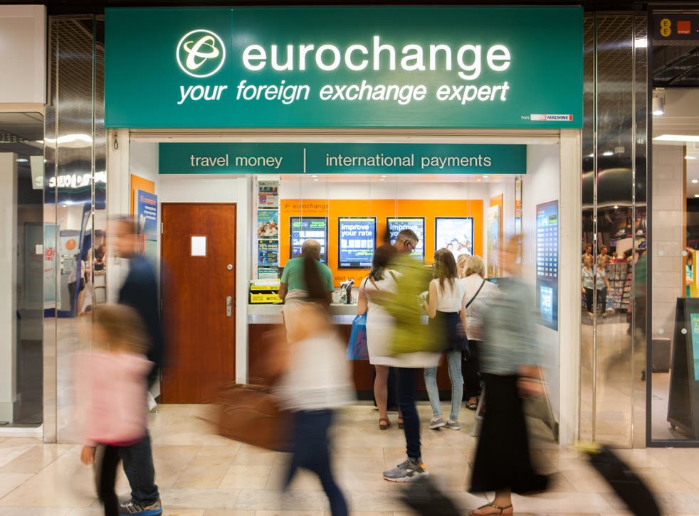The foreign exchange rate is pummeling the pound at the moment
