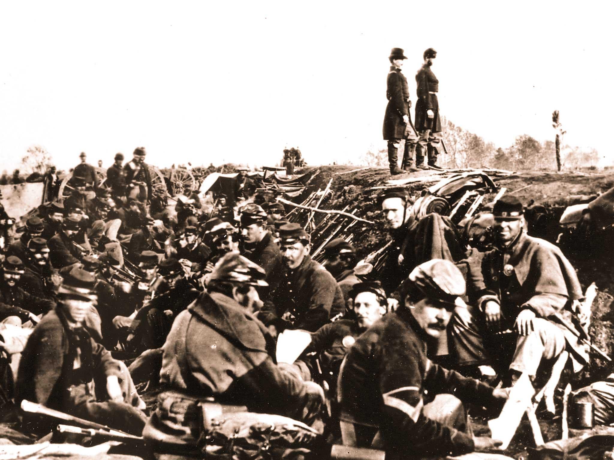 Soldiers during the American Civil War, in the Confederate Army