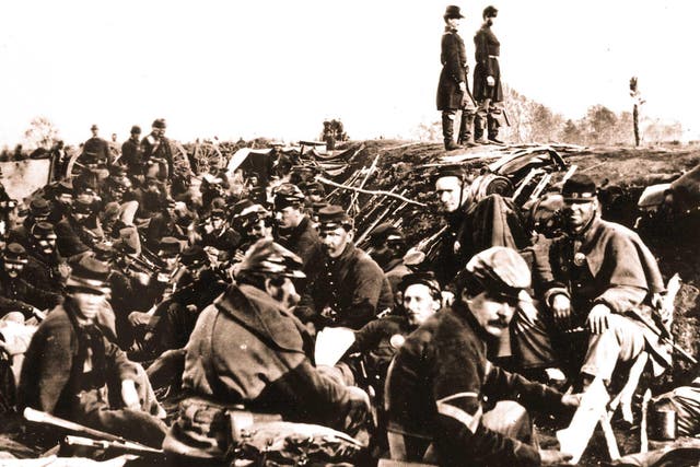 Soldiers during the American Civil War, in the Confederate Army