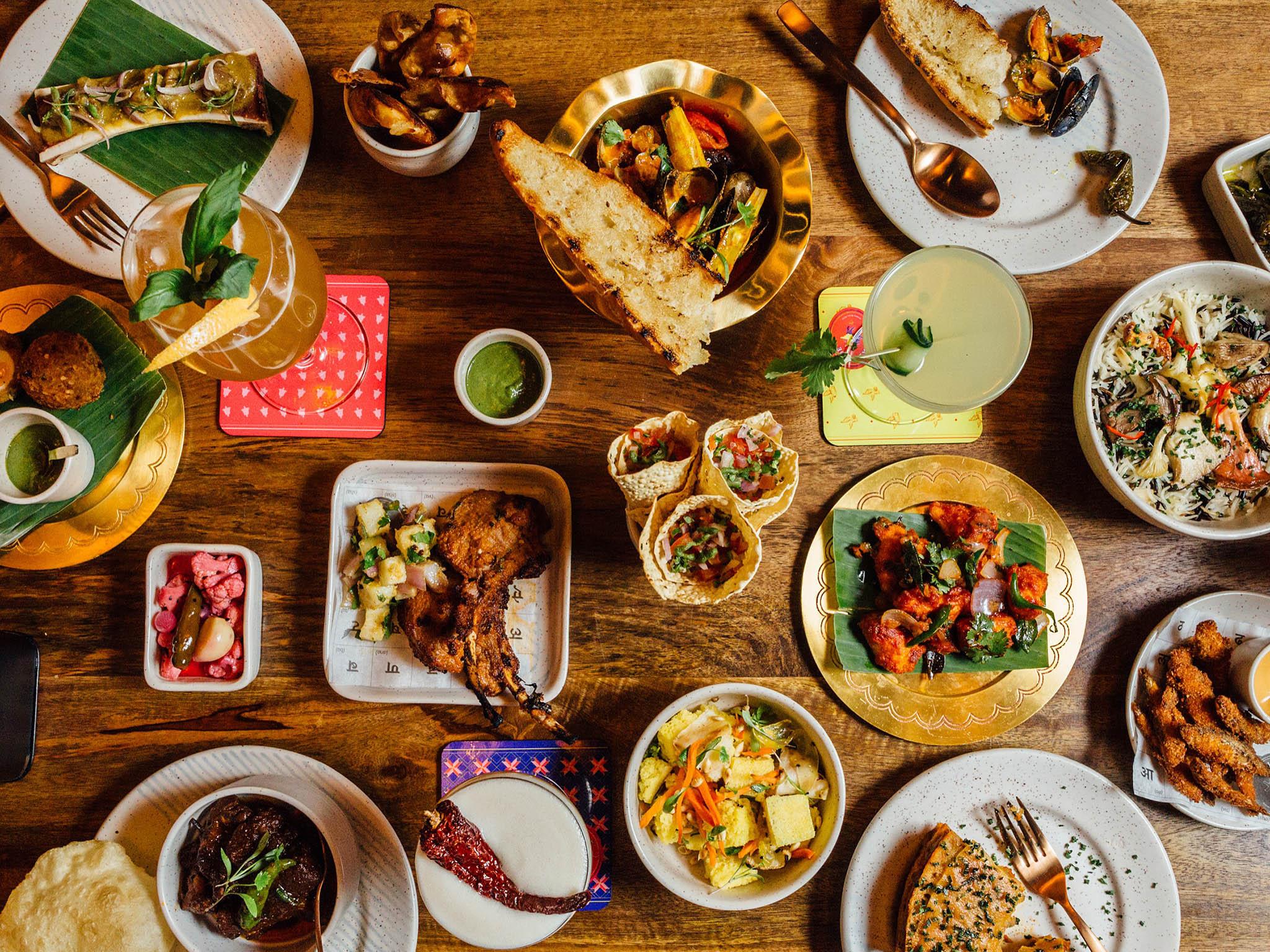 Specialising in small plates for sharing, Talli Joe's food is bright and innovative