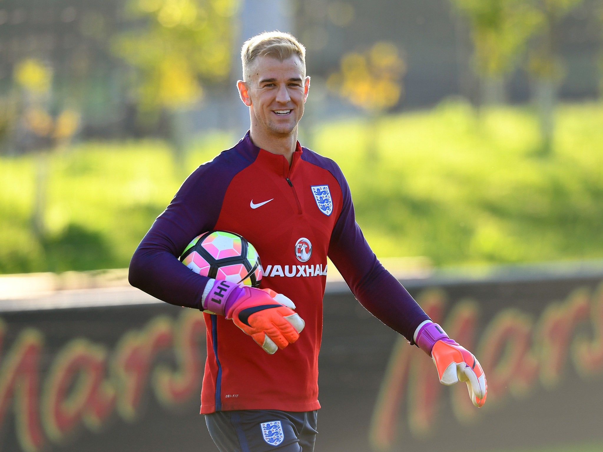 Hart is now back in England ahead of the internationals against Malta and Slovenia