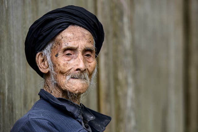Centenarian in Tiantou Village, Guangxi, China