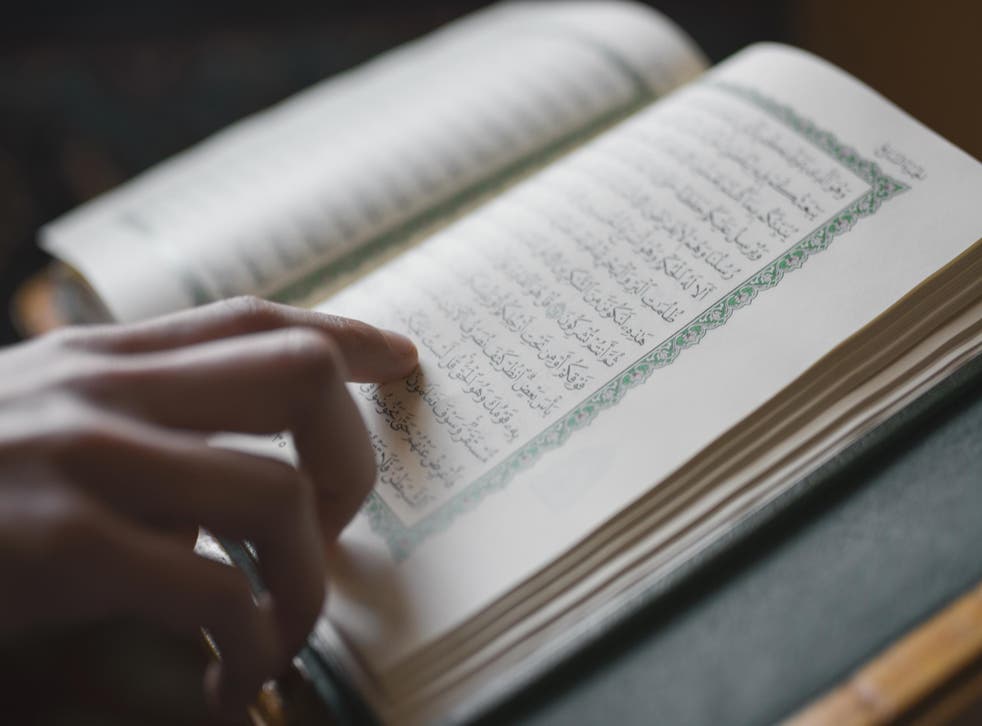 Copies of the Quran are treated with reverence by Muslims
