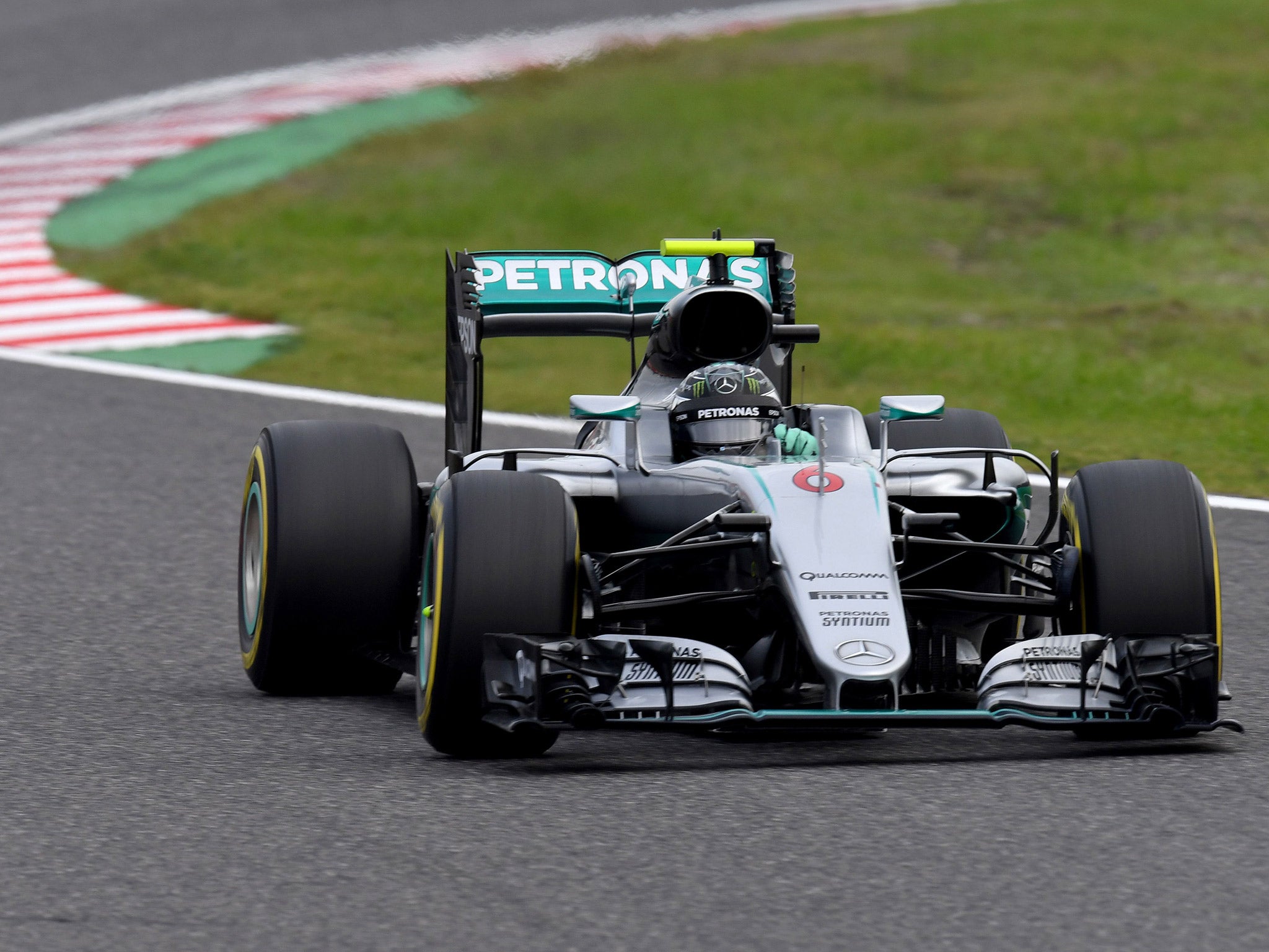 Nico Rosberg will start the Japanese Grand Prix from pole position