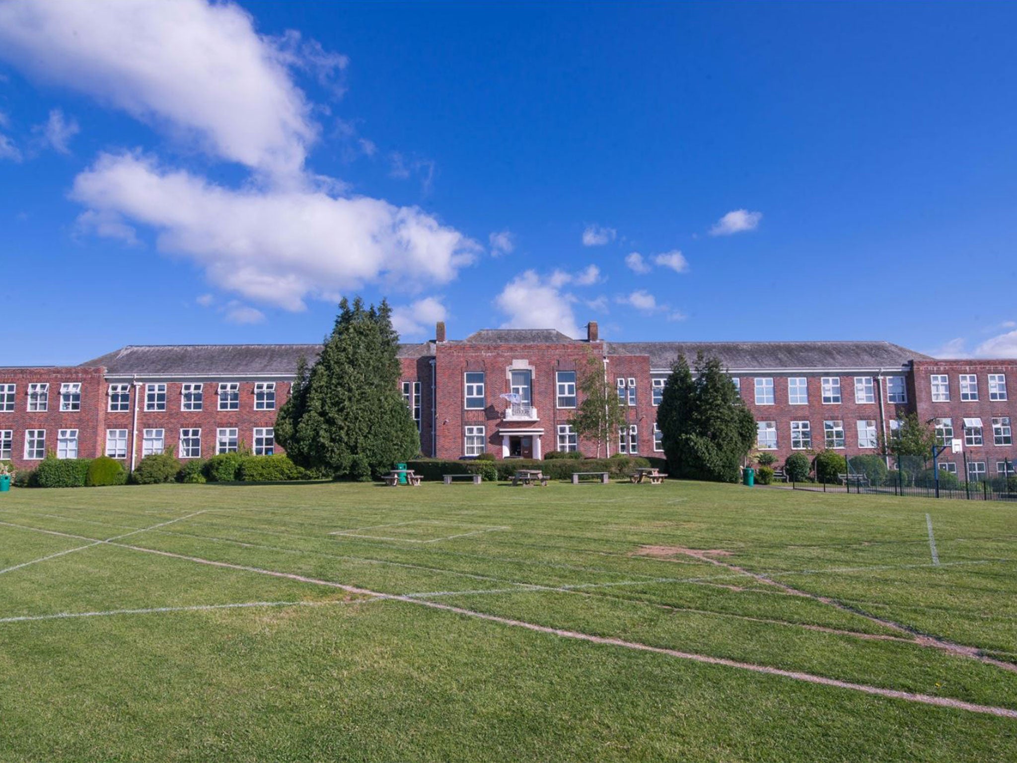 Students hoping to gain places at prestigious grammars Devonport High School (pictured) and Plymouth High School for Girls must first pass the 11-plus entrance exam