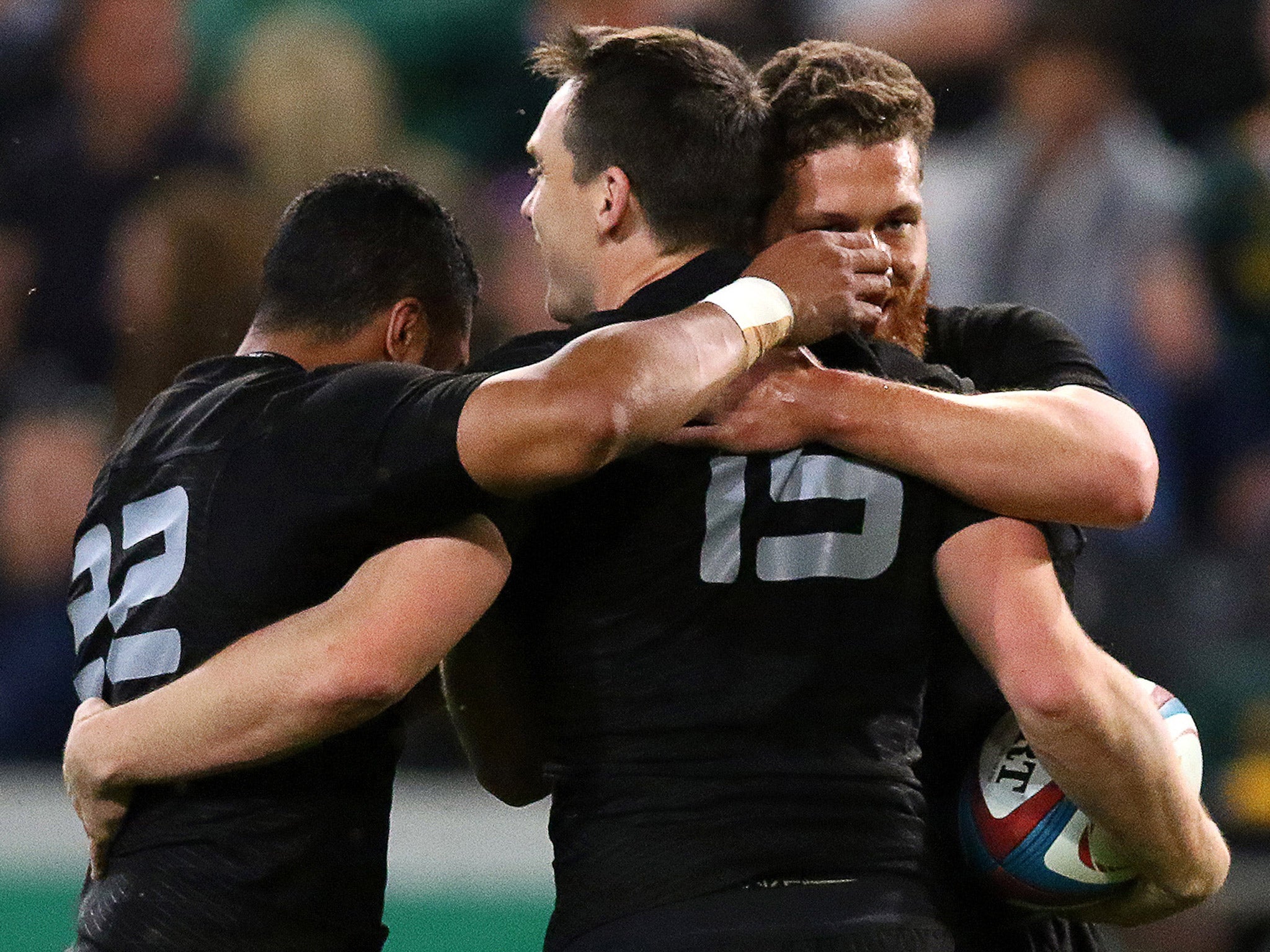 Israel Dagg scored twice for New Zealand in their record victory