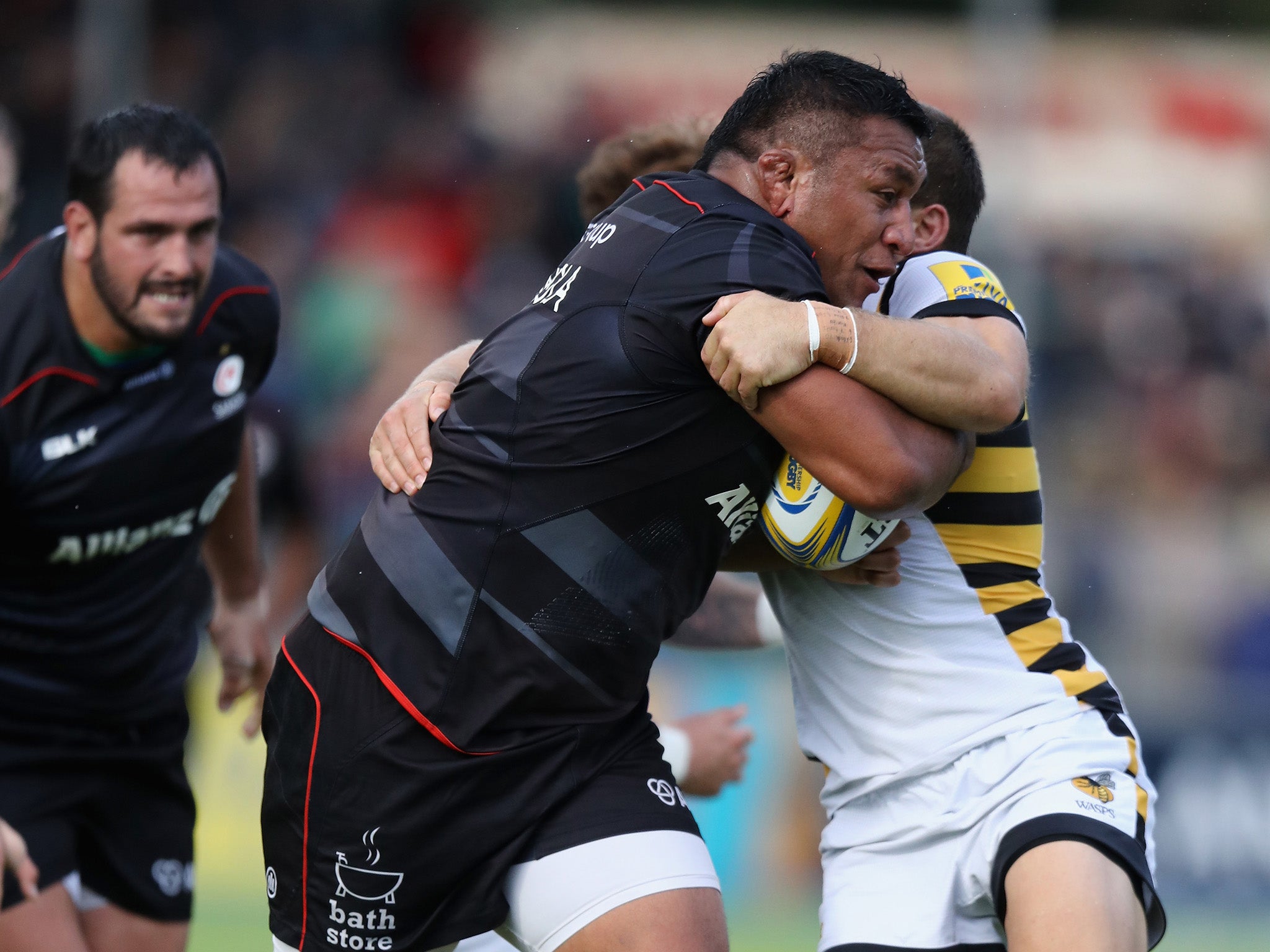 Mako Vunipola opened the scoring for the hosts