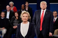 US presidential debate: Clinton says leaked tapes show exactly what Trump does to women— live updates