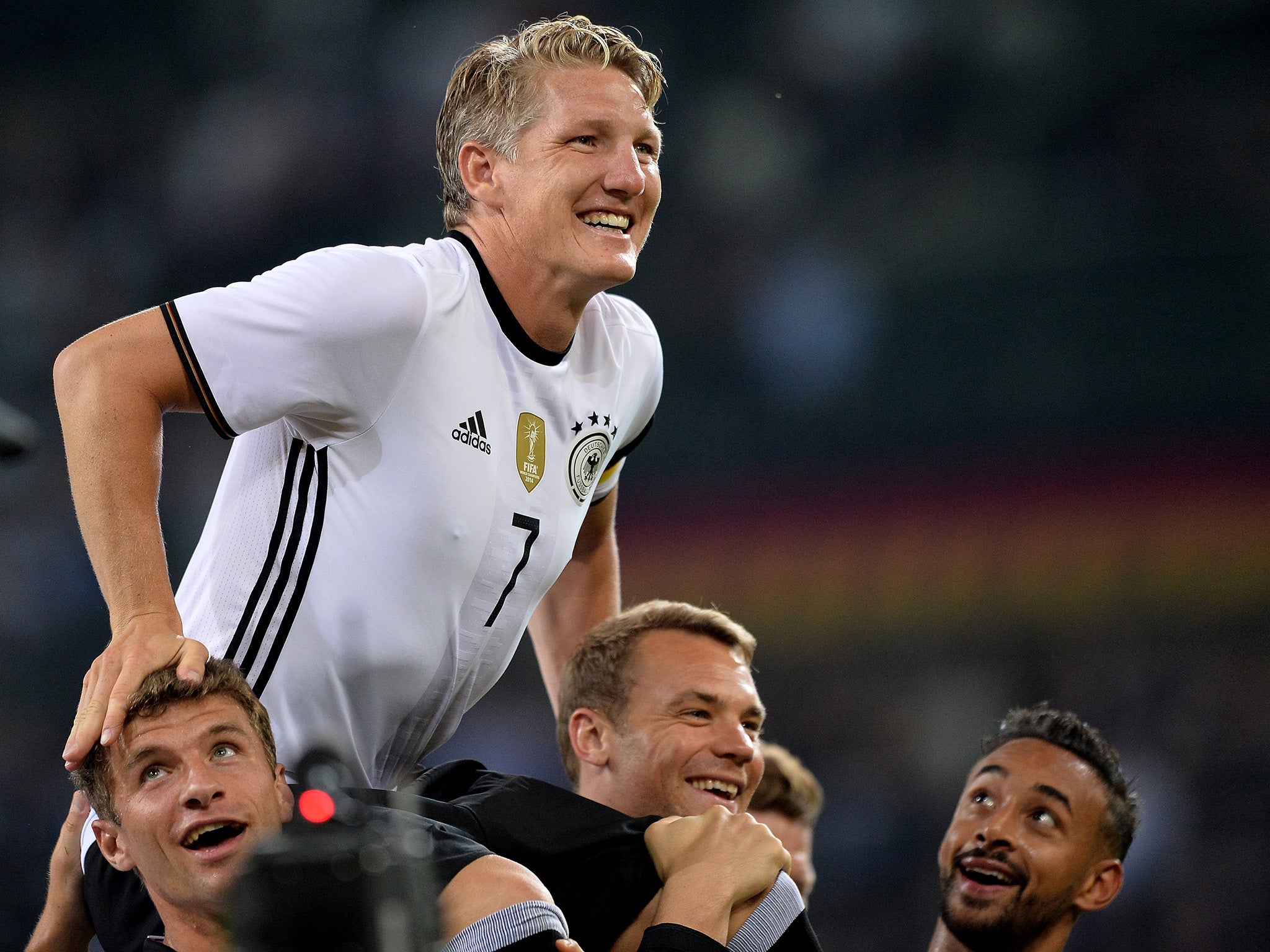 Schweinsteiger retired from international duty in September