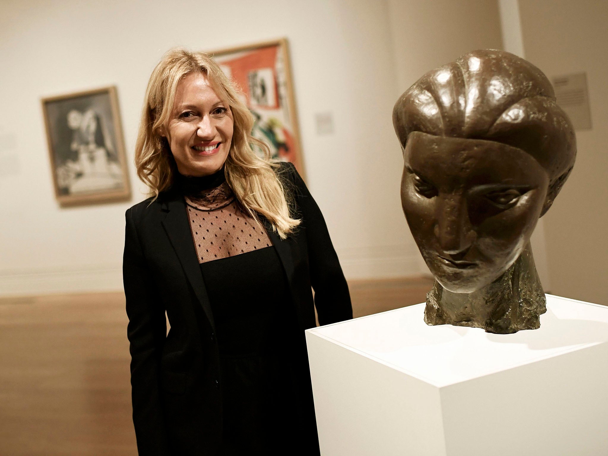 Art historian Diana Widmaier Picasso is the granddaughter of Picasso and Marie-Thérèse Walter, who inspired this bust