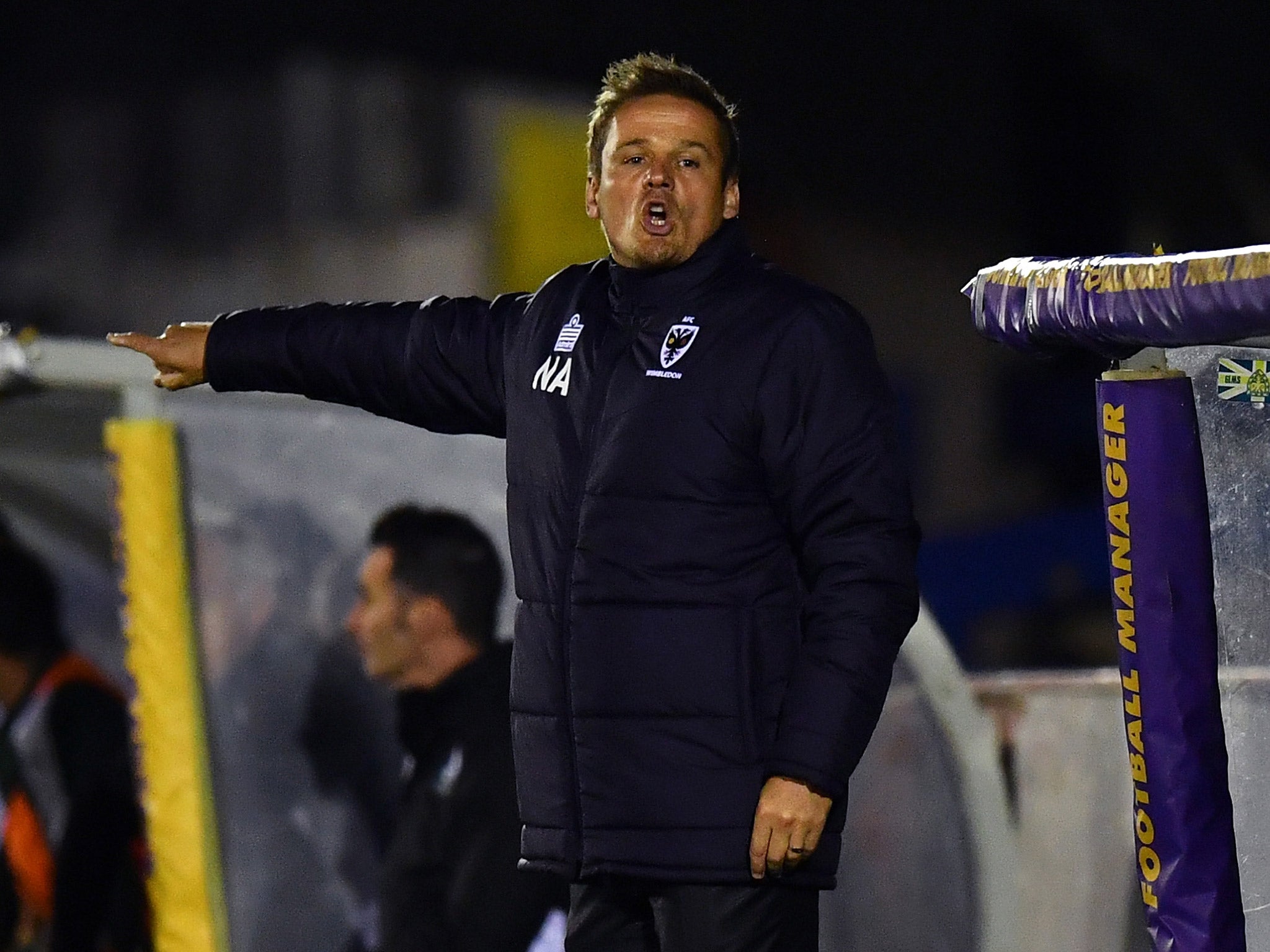 Neil Ardley's AFC Wimbledon are ahead of MK Dons for the first time in their short history