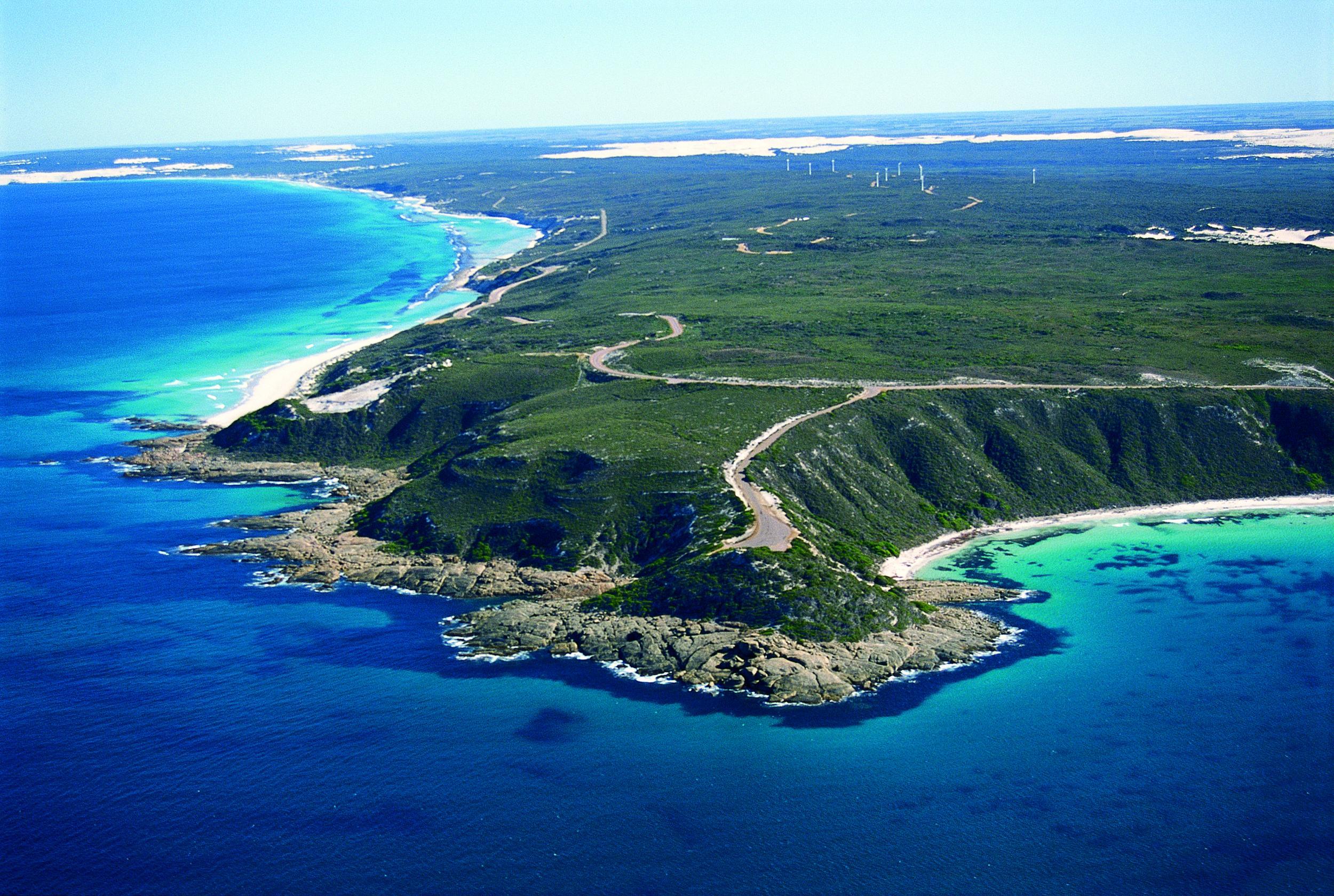 An aerial view of Western Australia’s very own Great Ocean Road