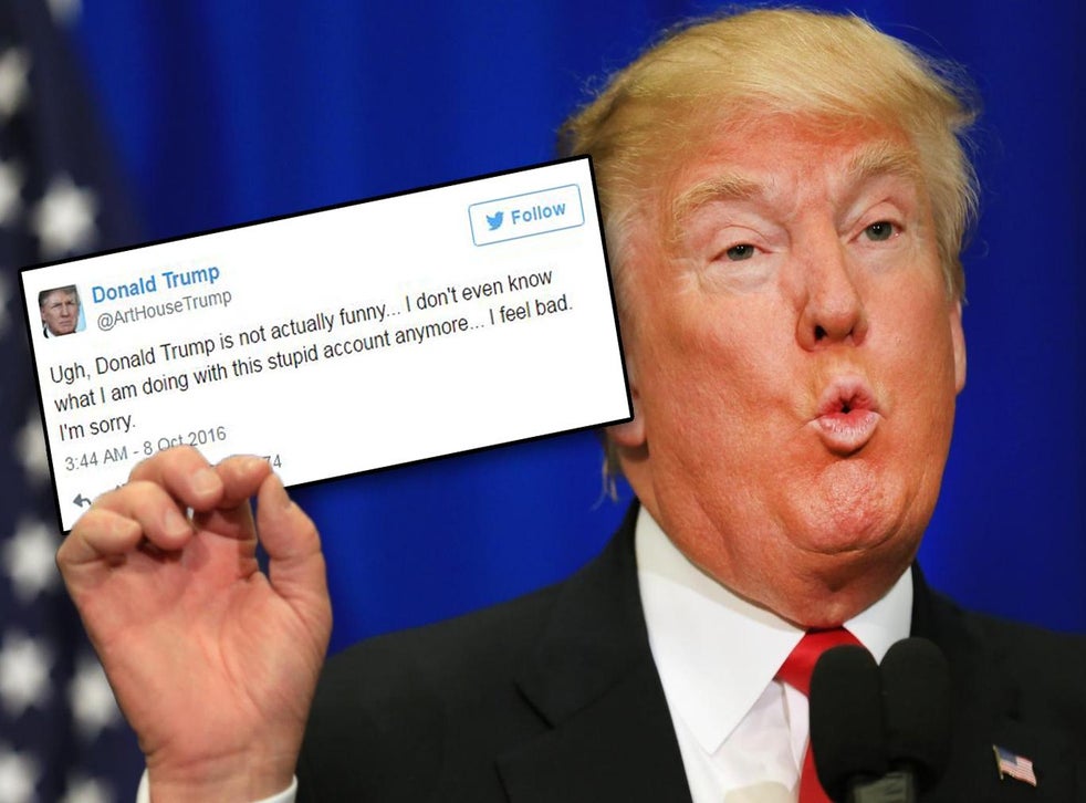 A Donald Trump parody account gave up because it ‘feels bad’ | indy100 ...