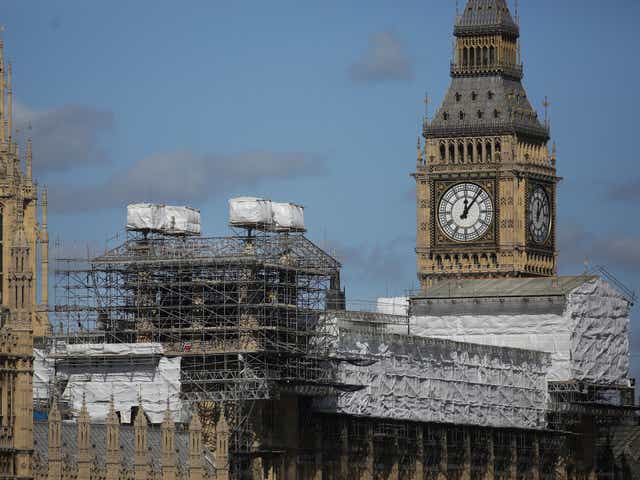 Repairs at Parliament