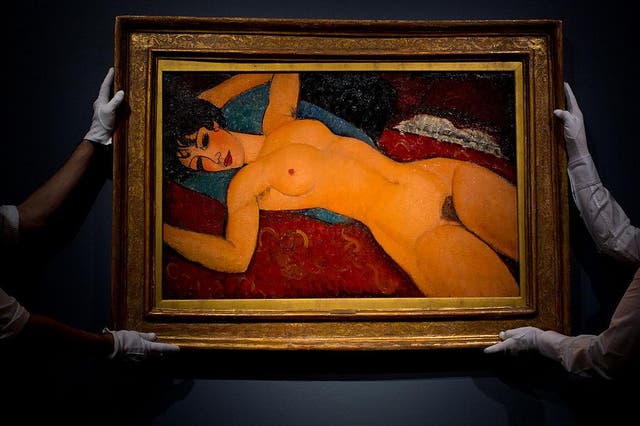 'Nu couche' by artist Amedeo Modigliani