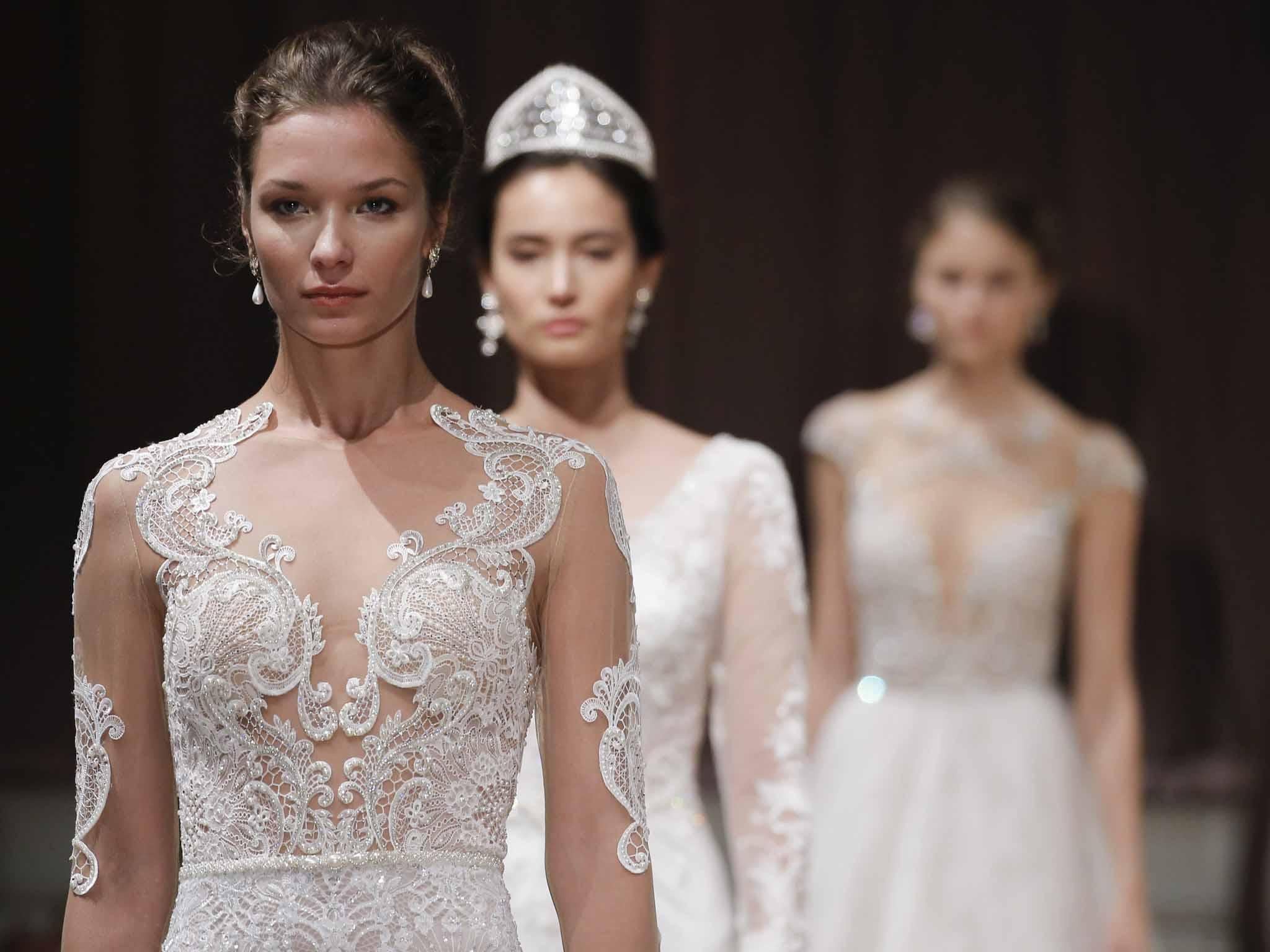 An extreme trend that lives up to brides’ desire to bare nearly-all