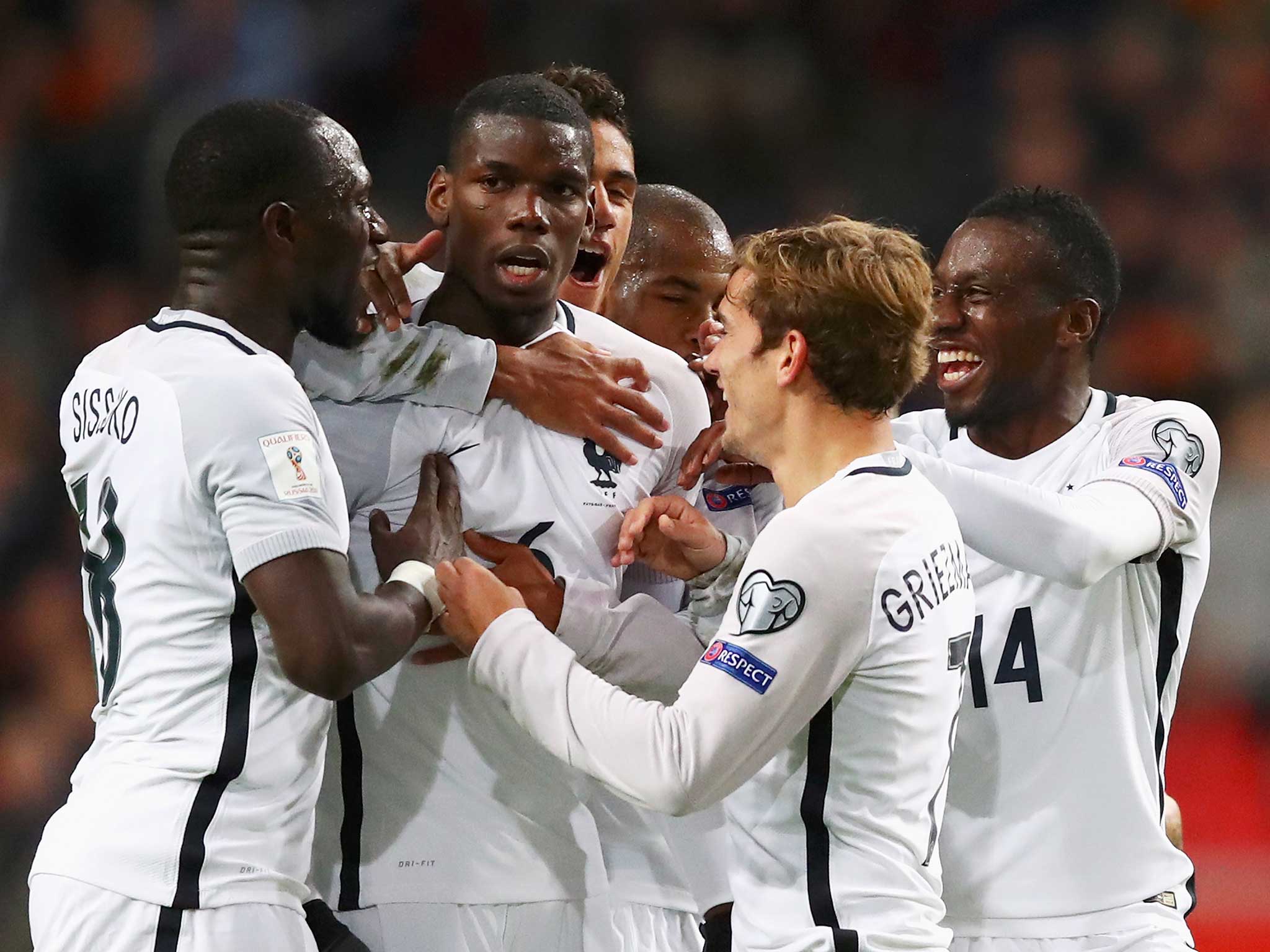 Paul Pogba scored the only goal as France defeated Holland on Monday night